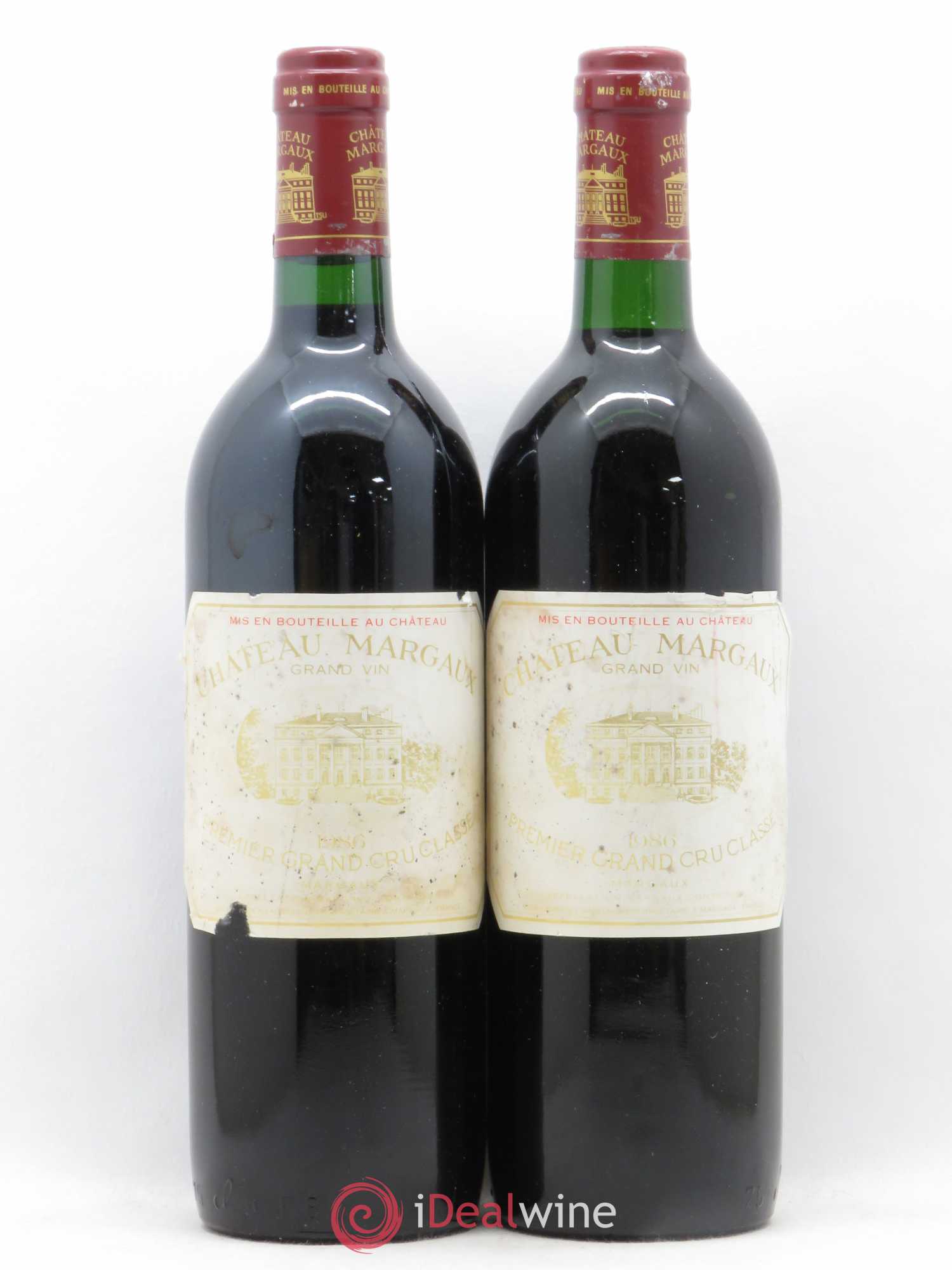 Château Margaux 1er Grand Cru Classé 1986 - Lot de 2 bouteilles - 0