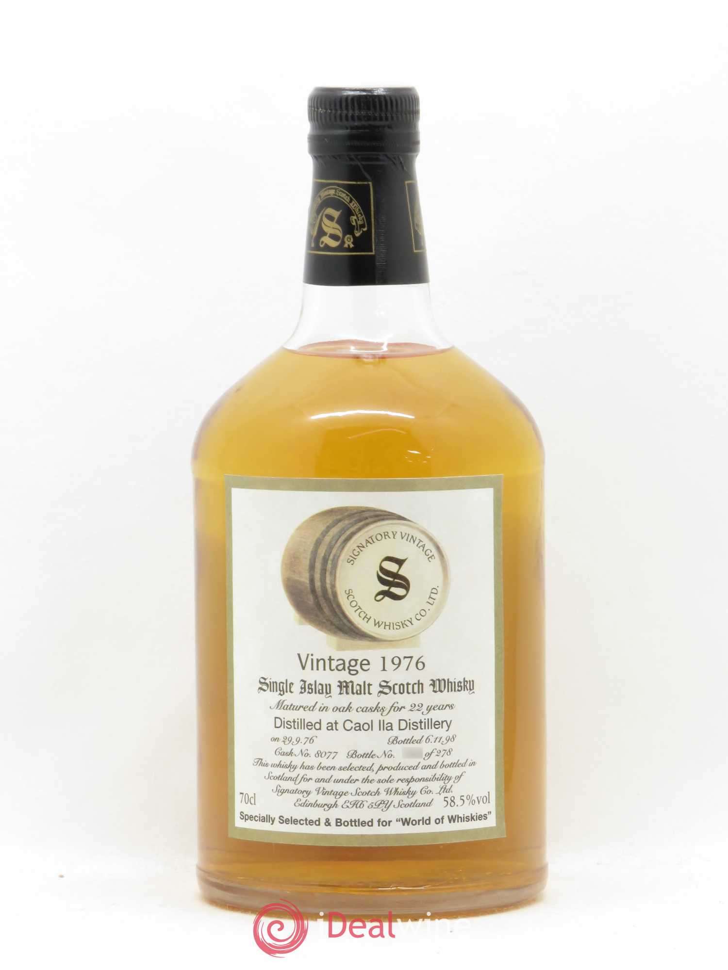 Whisky CAOL ILA Signatory Vintage 1976 - Posten von 1 Flasche - 0