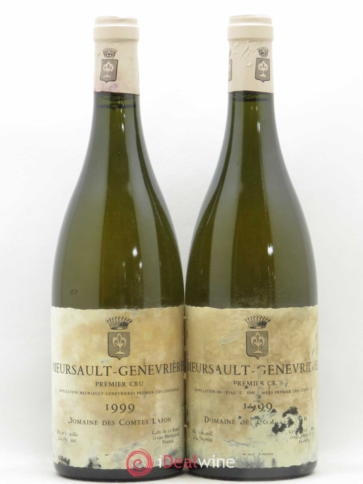 Meursault 1er Cru Genevrières Comtes Lafon (Domaine des) 1999 - Lot de 2 bouteilles - 0