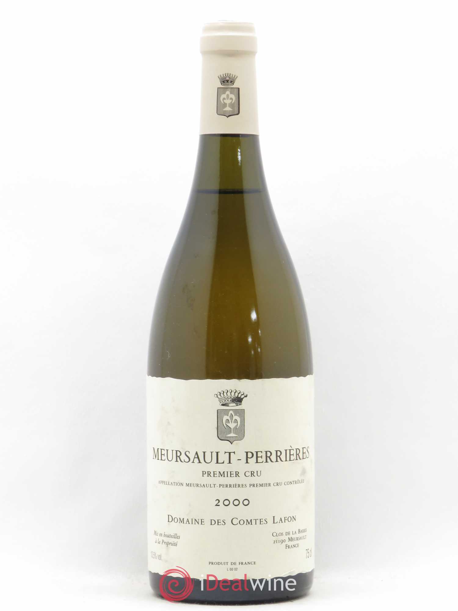 Meursault 1er Cru Perrières Comtes Lafon (Domaine des) 2000 - Lot de 1 bouteille - 0
