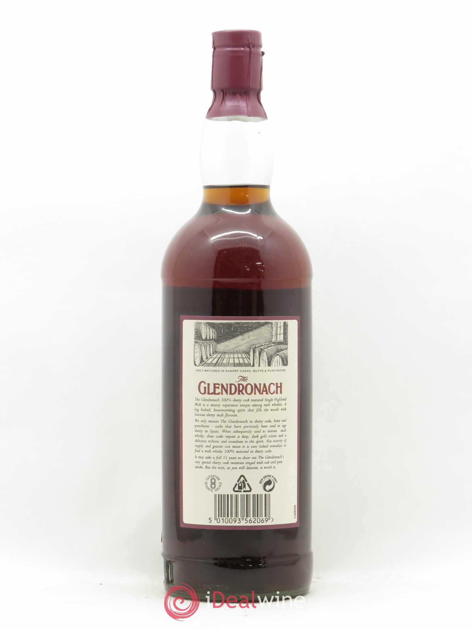 Whisky GLENDRONACH SHERRY CASKS 100% 15 Years - Posten von 1 Flasche - 1