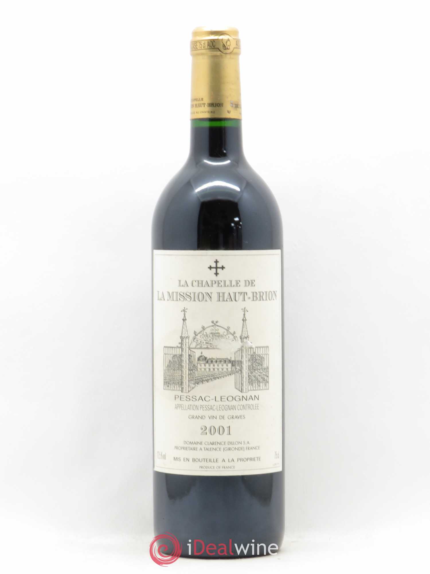 La Chapelle de La Mission Haut-Brion Second Vin 2001 - Lot de 1 bouteille - 0
