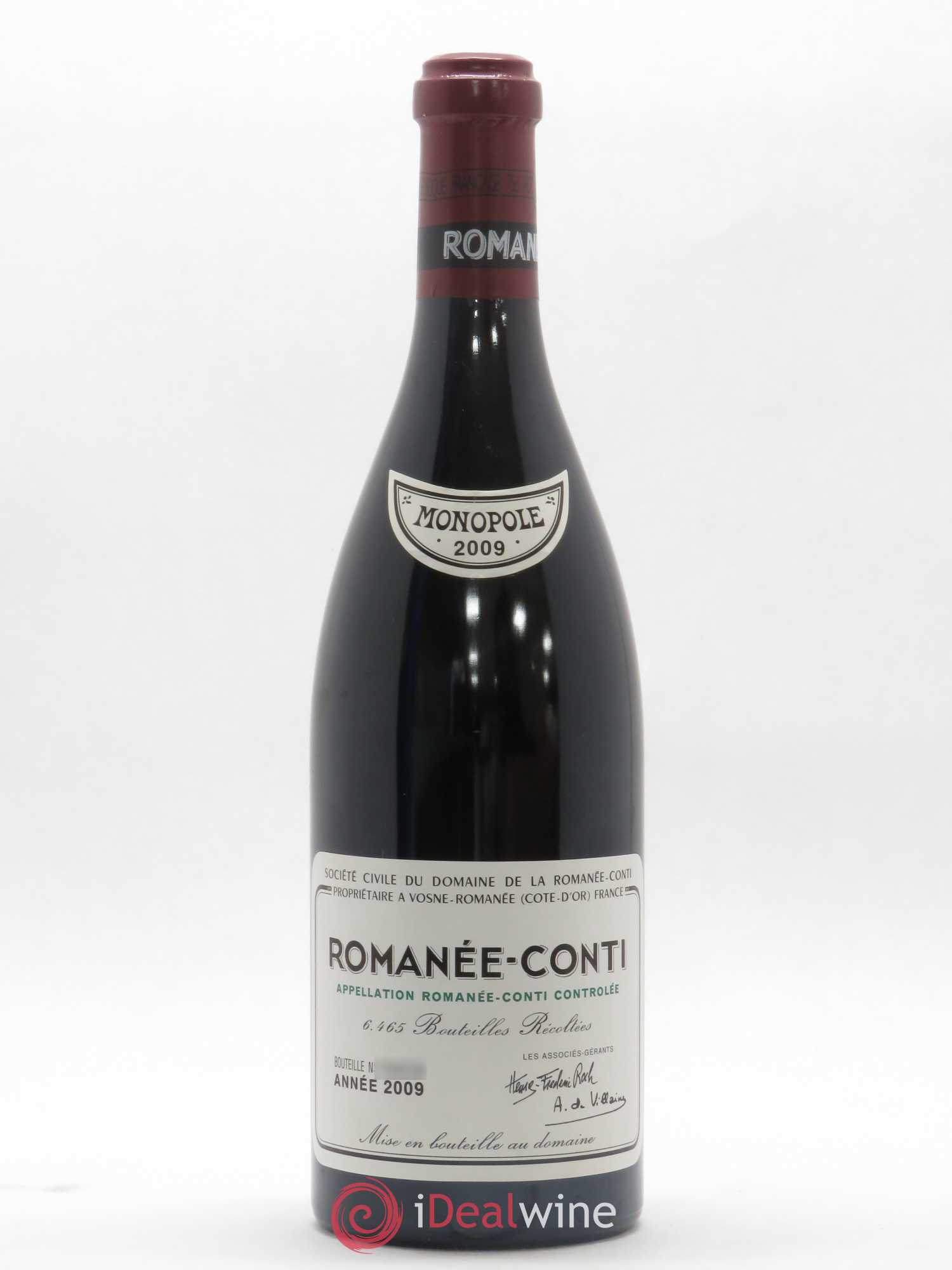 Romanée-Conti Grand Cru Domaine de la Romanée-Conti 2009 - Lotto di 1 bottiglia - 0