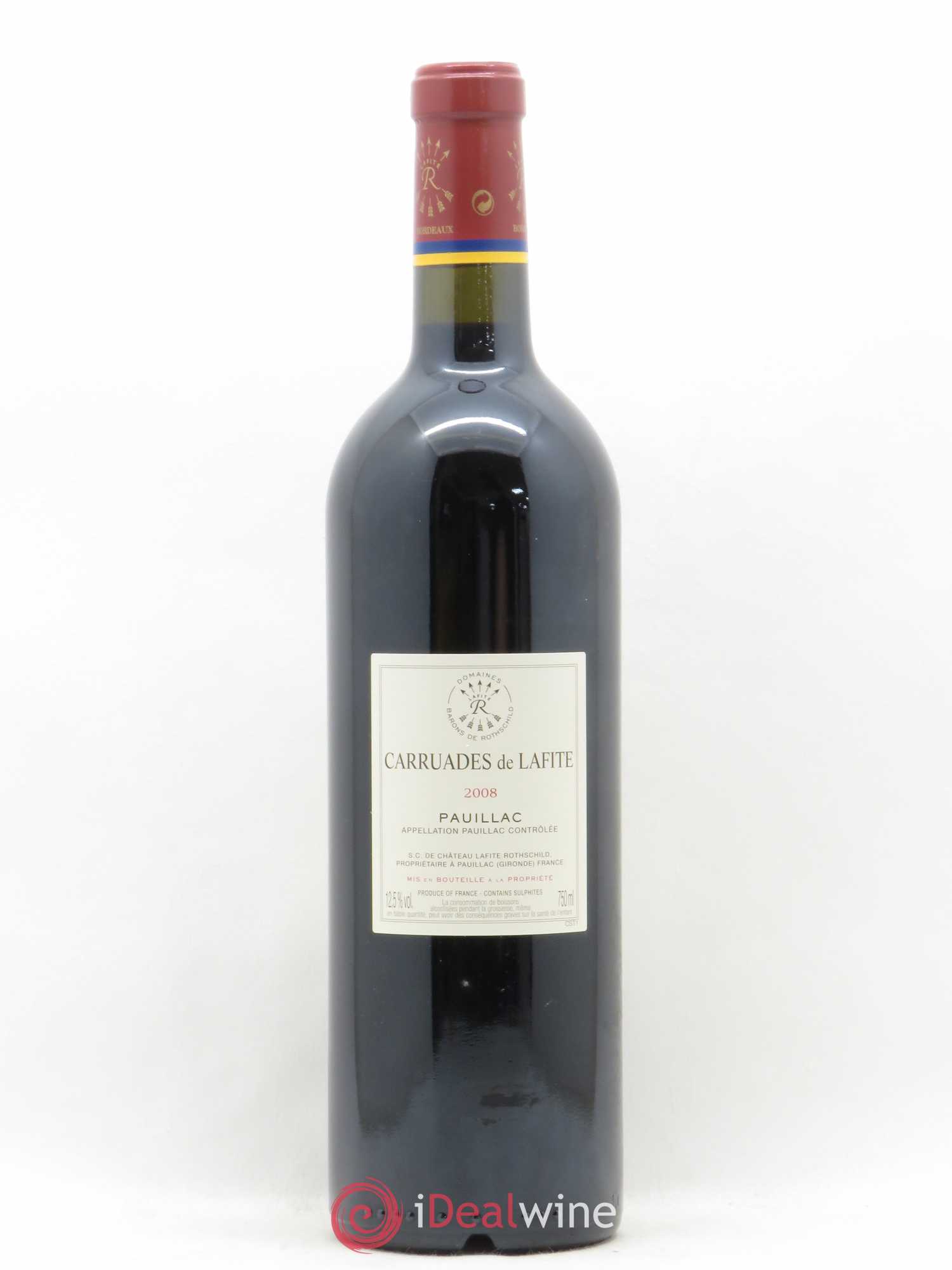 Carruades de Lafite Rothschild Second Vin 2008 - Lot de 1 bouteille - 1