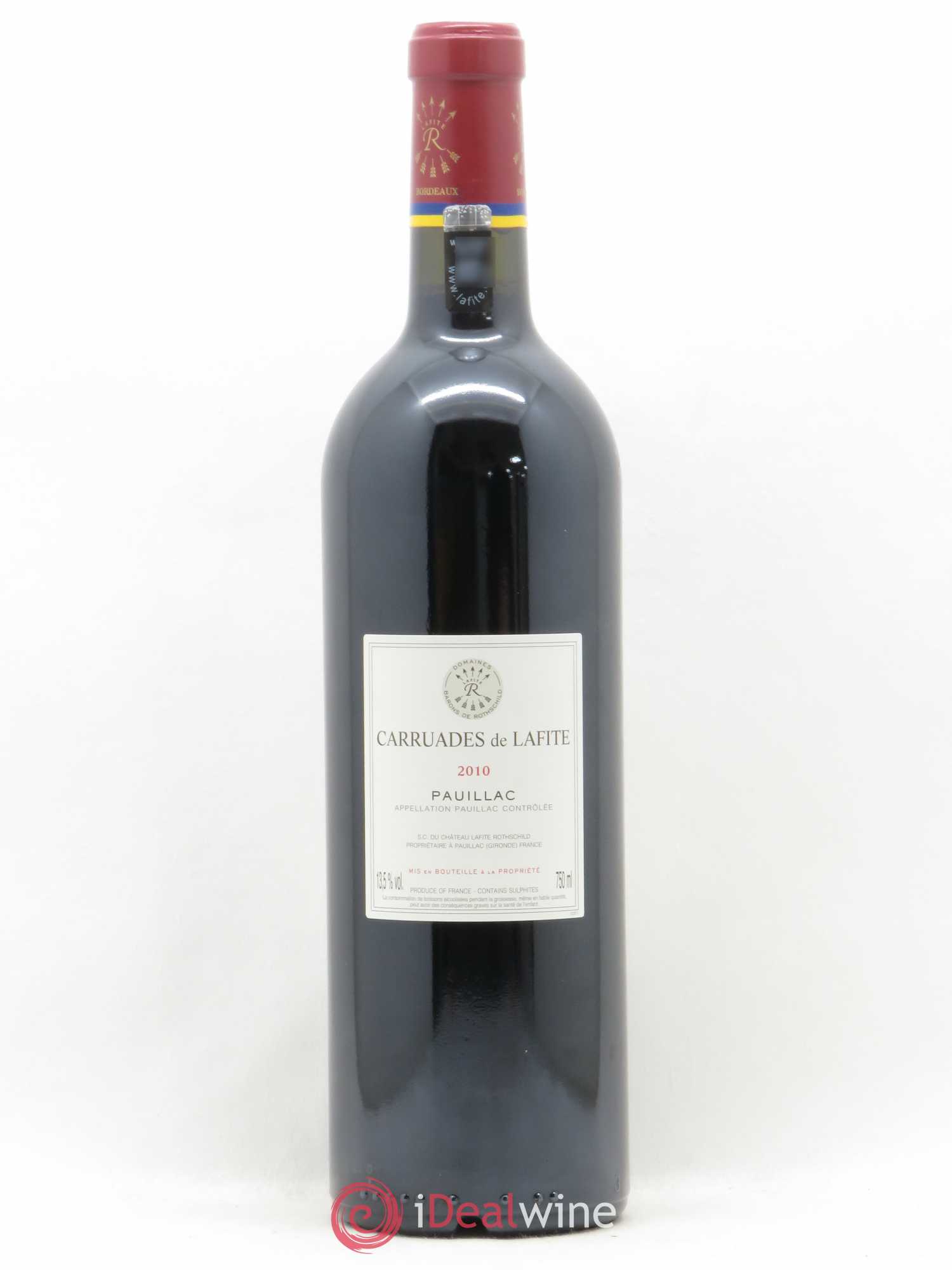 Carruades de Lafite Rothschild Second Vin 2010 - Lot de 1 bouteille - 1