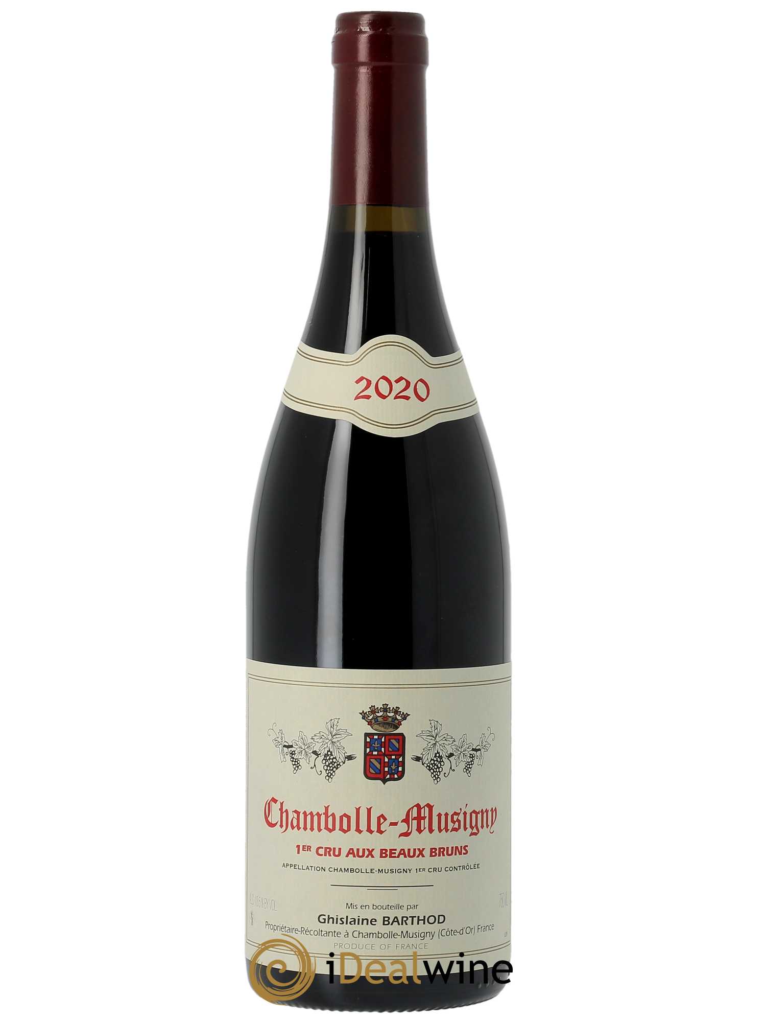 Chambolle-Musigny 1er Cru Aux Beaux Bruns Ghislaine Barthod 2020 - Lot de 1 bouteille - 0
