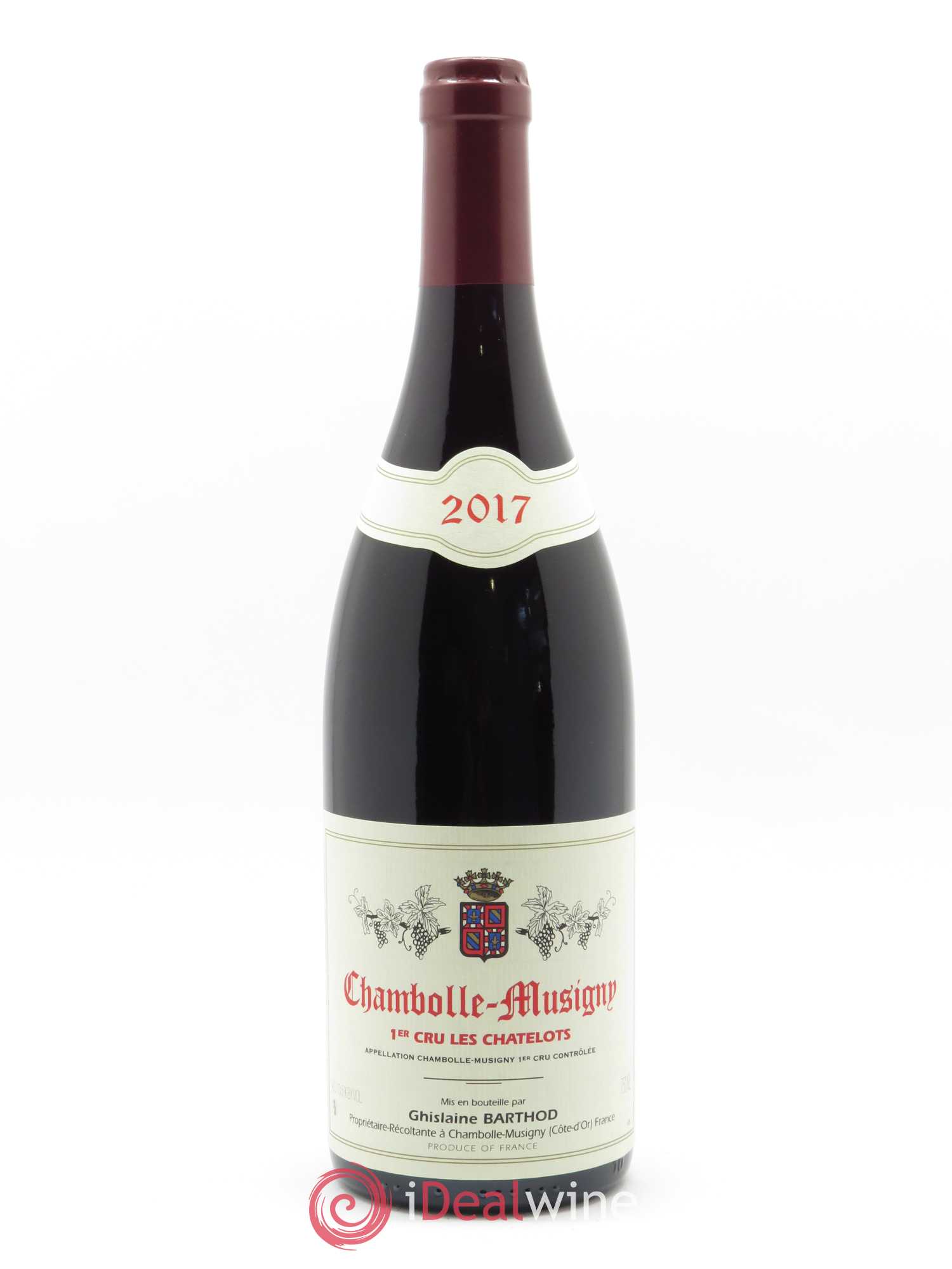 Chambolle-Musigny 1er Cru Les Chatelots Ghislaine Barthod 2017 - Lot de 1 bouteille - 0