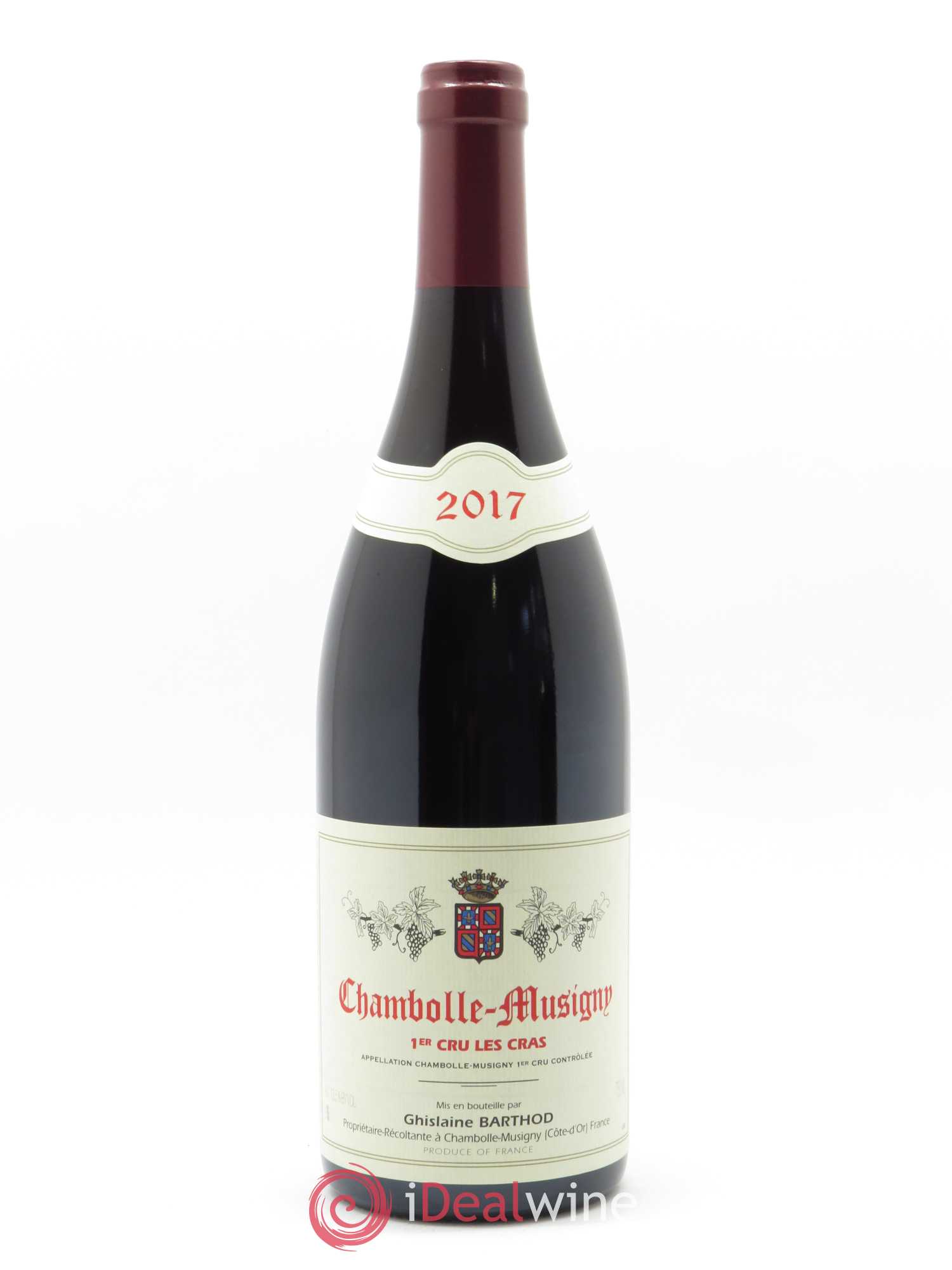 Chambolle-Musigny 1er Cru Les Cras Ghislaine Barthod 2017 - Lot de 1 bouteille - 0