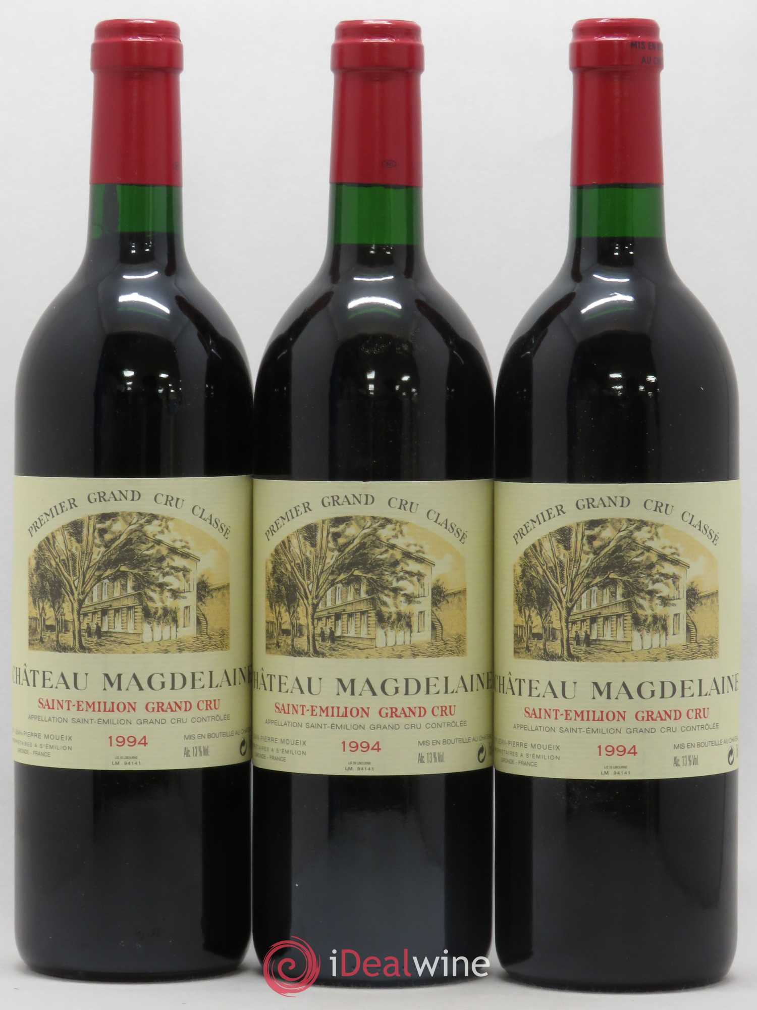 Château Magdelaine 1994 - Lot de 3 bouteilles - 0