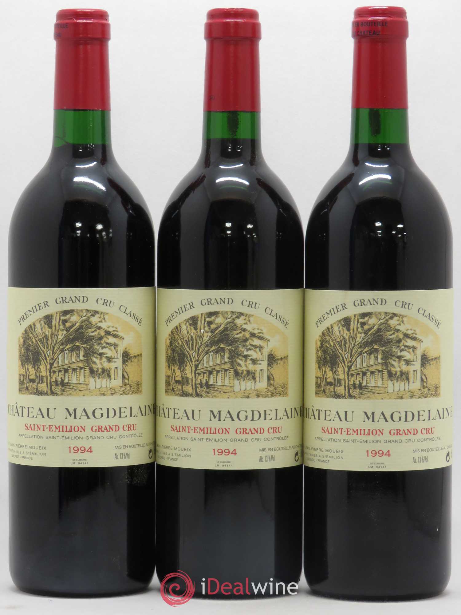 Château Magdelaine 1994 - Lot de 3 bouteilles - 0