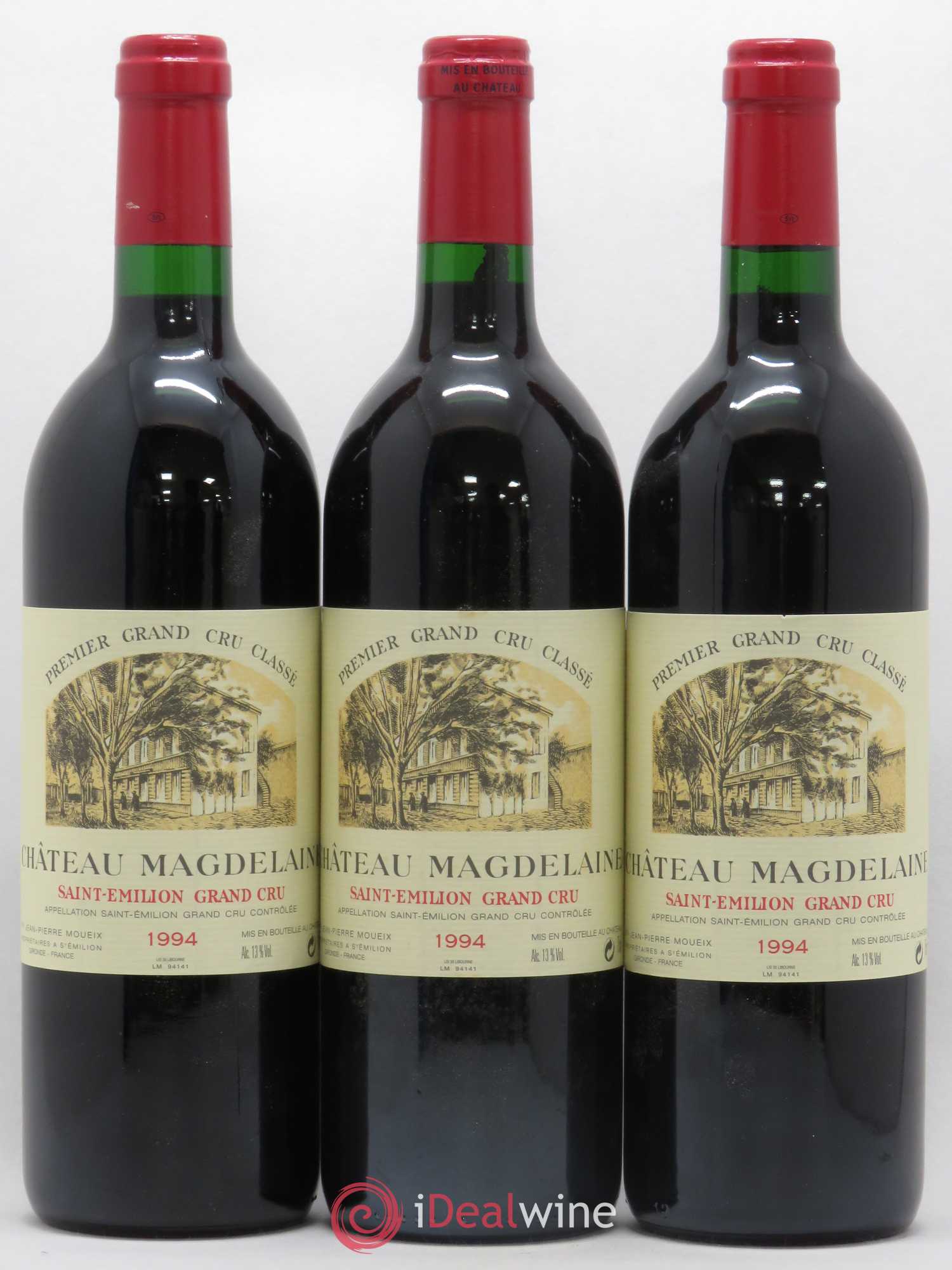 Château Magdelaine 1994 - Lot de 3 bouteilles - 0