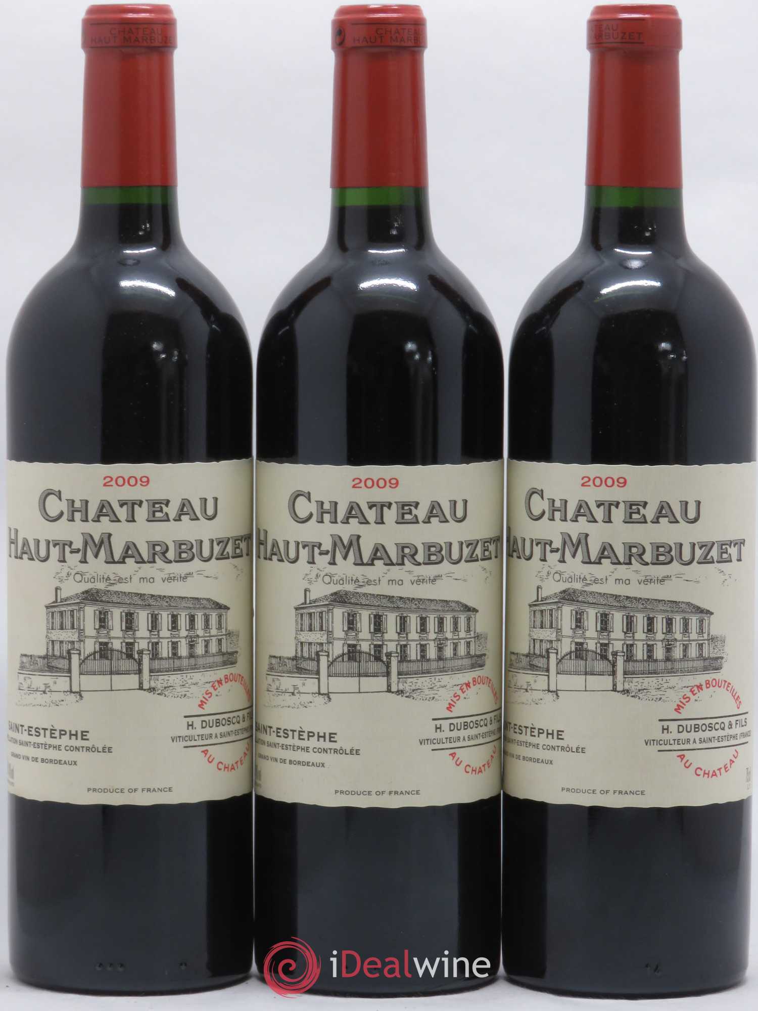 Château Haut Marbuzet 2009 - Lot de 6 bouteilles - 1