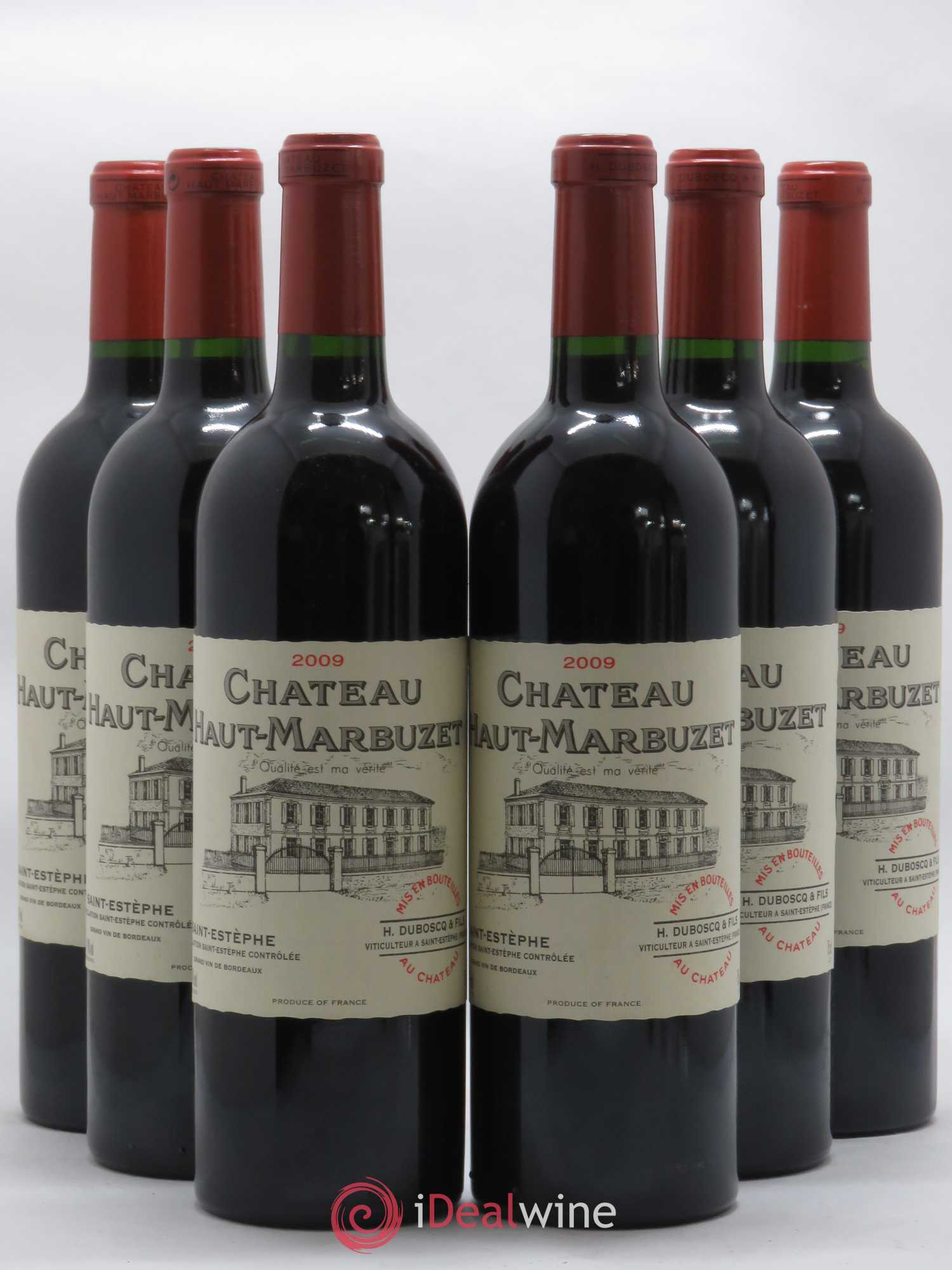 Château Haut Marbuzet 2009 - Lot de 6 bouteilles - 0