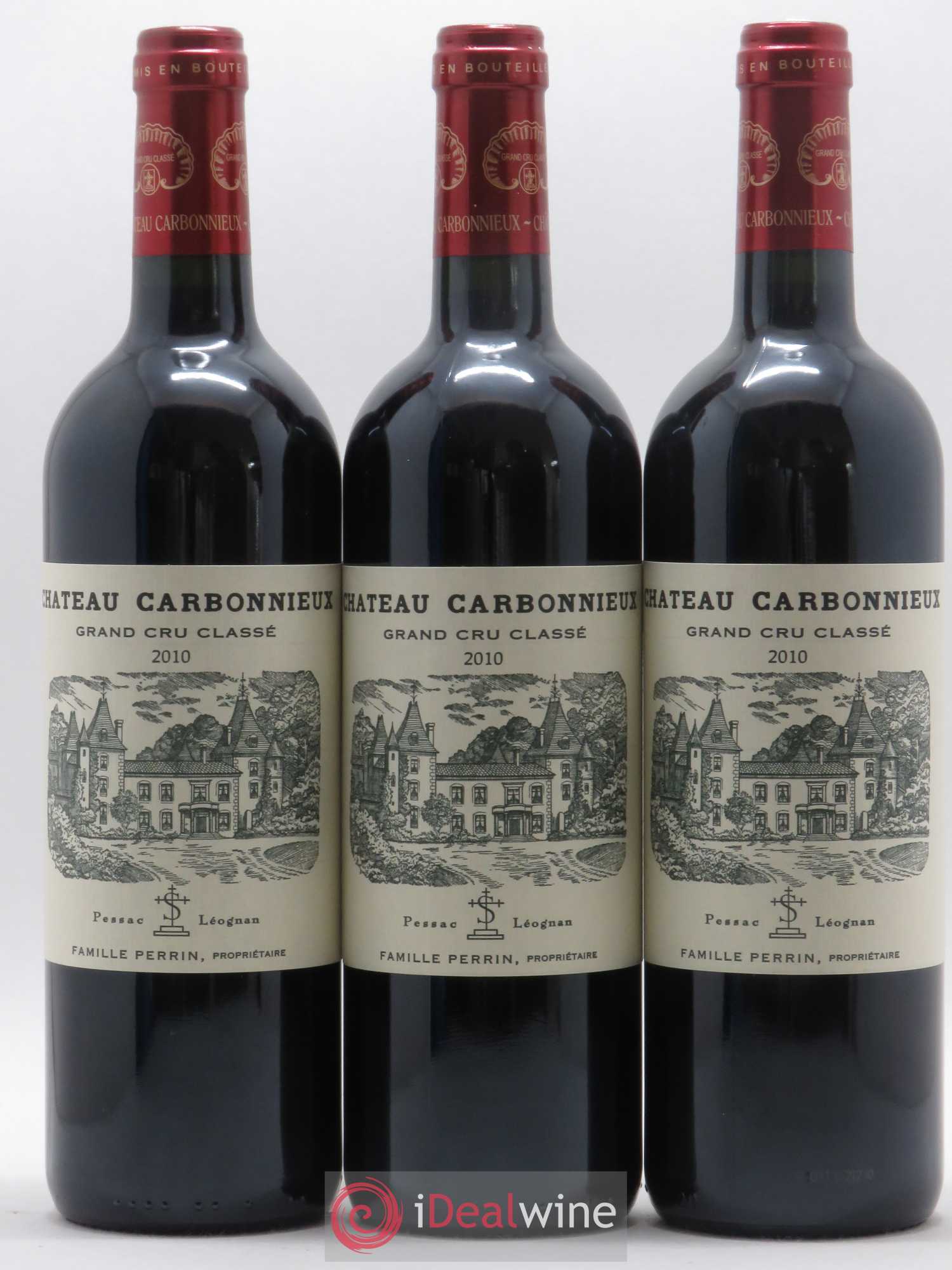 Château Carbonnieux Cru Classé de Graves 2010 - Lot de 12 bouteilles - 2