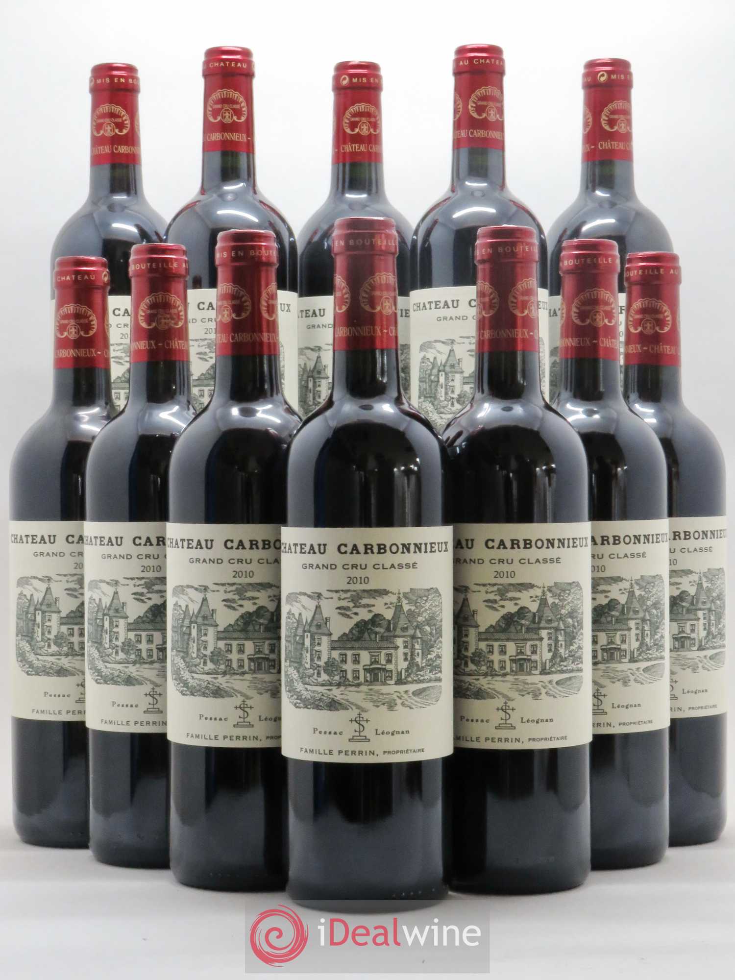 Château Carbonnieux Cru Classé de Graves 2010 - Lot de 12 bouteilles - 0
