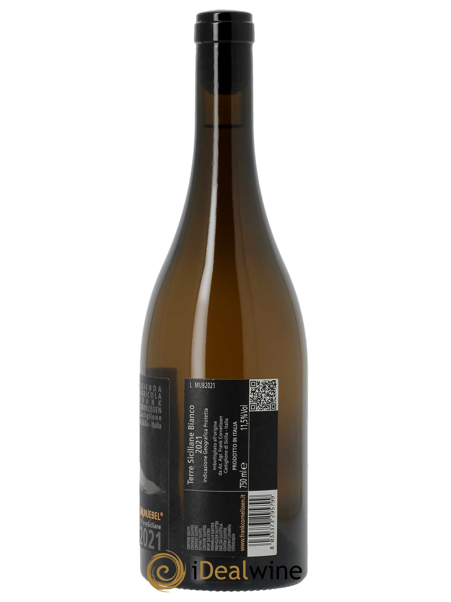 Terre Siciliane IGT Munjebel Bianco Frank Cornelissen 2021 - Lot of 1 bottle - 1