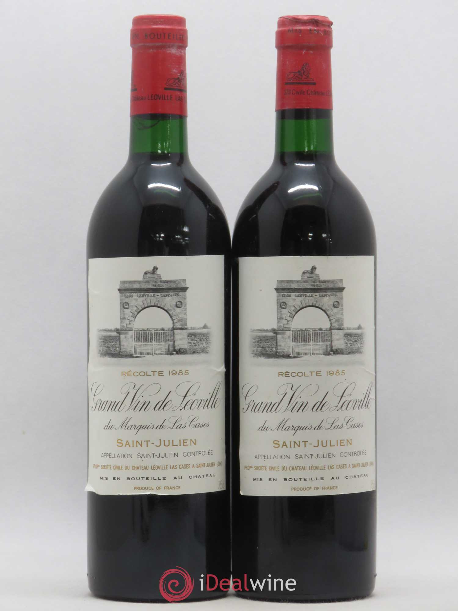 Château Léoville Las Cases 2ème Grand Cru Classé 1985 - Lot de 2 bouteilles - 0