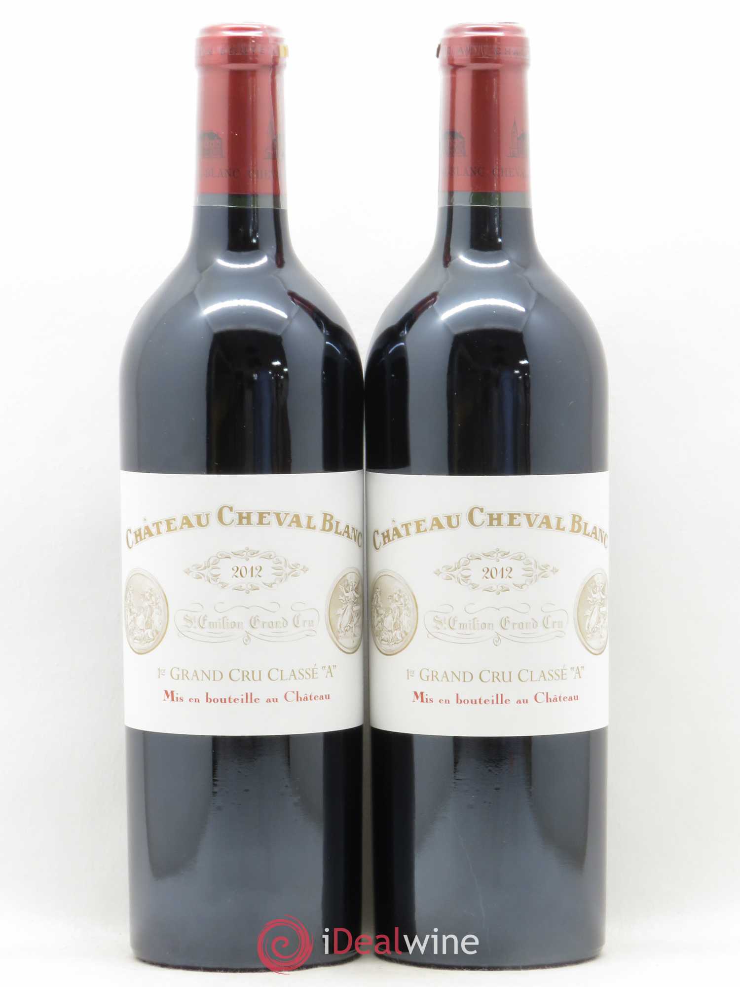 Château Cheval Blanc 1er Grand Cru Classé A 2012 - Lot de 2 bouteilles - 0
