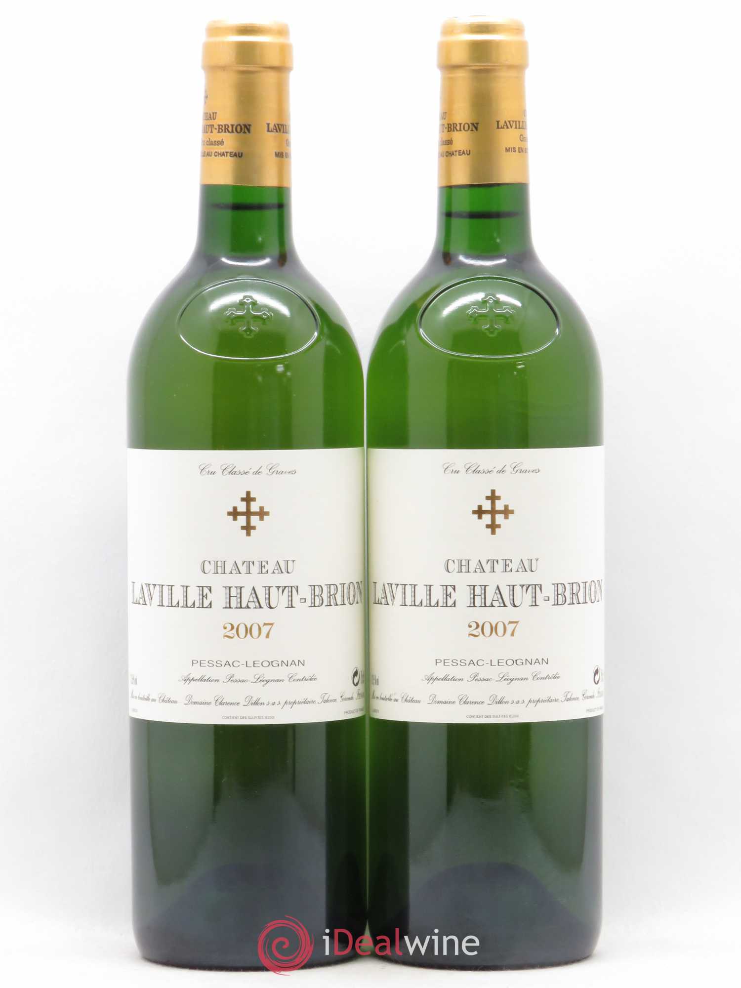 Château Laville Haut-Brion Cru Classé de Graves 2007 - Lot of 2 bottles - 0