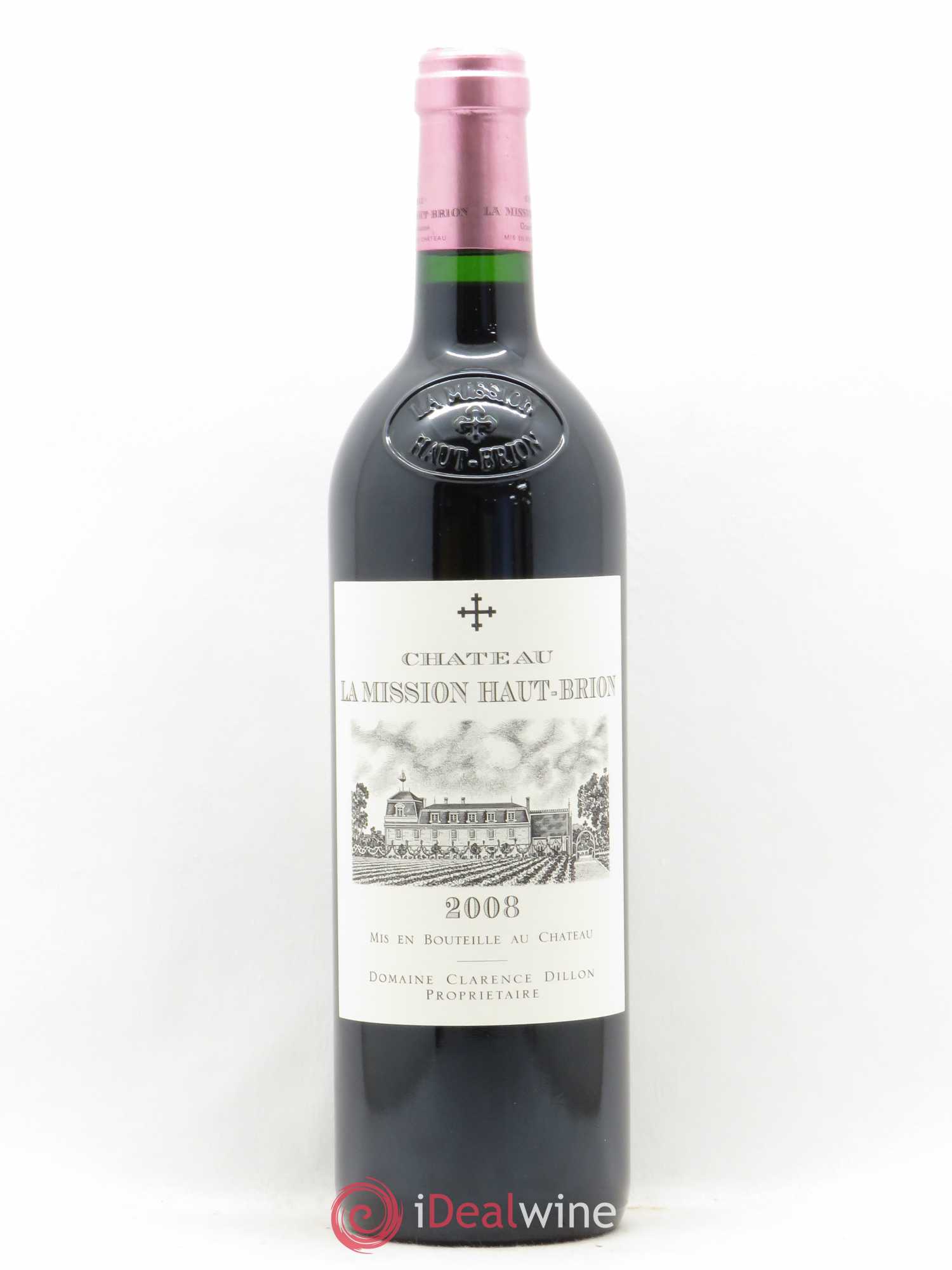 Château la Mission Haut-Brion Cru Classé de Graves 2008 - Lot de 1 bouteille - 0
