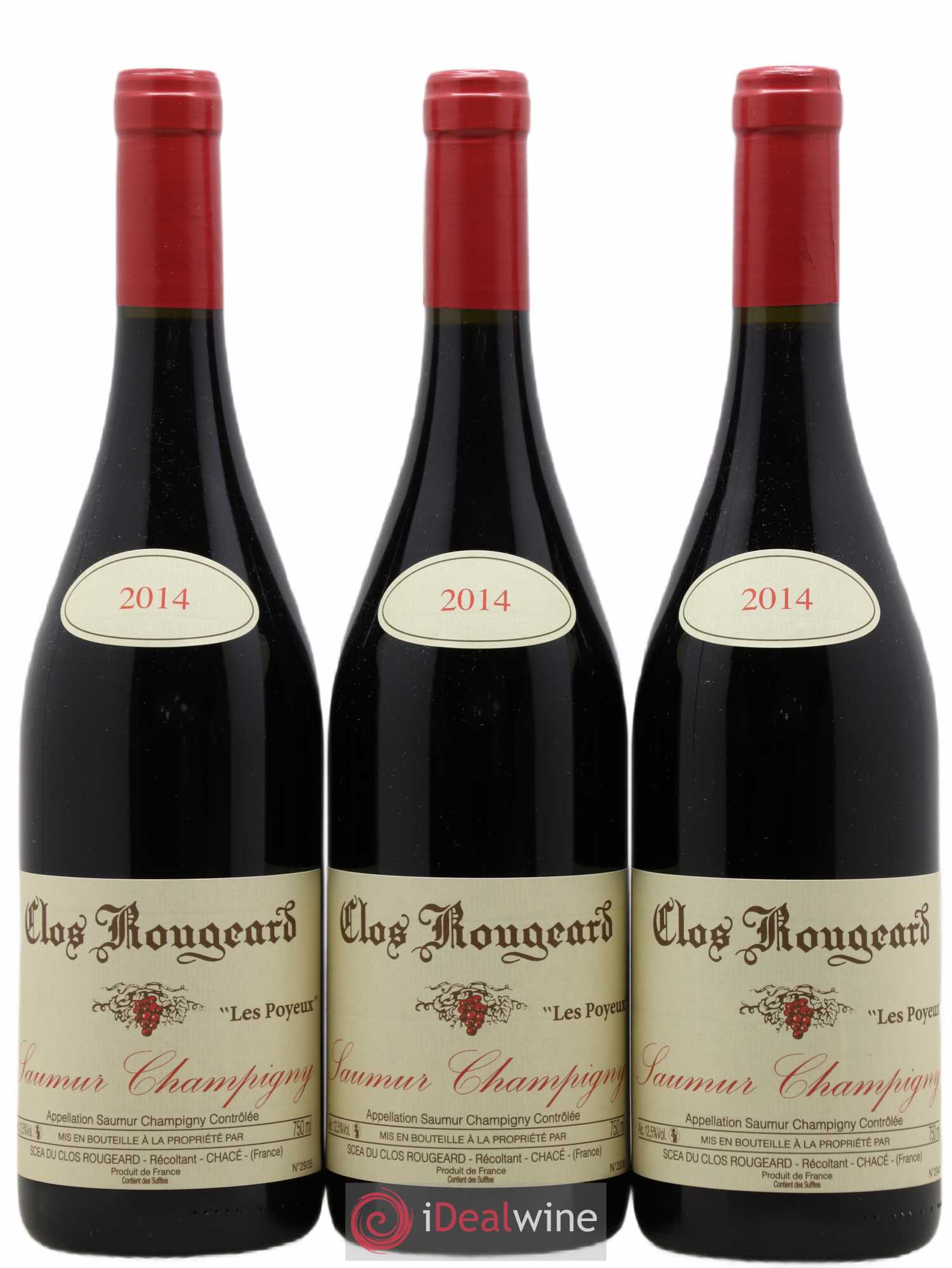 Saumur-Champigny Les Poyeux Clos Rougeard 2014 - Lot de 3 bouteilles - 0