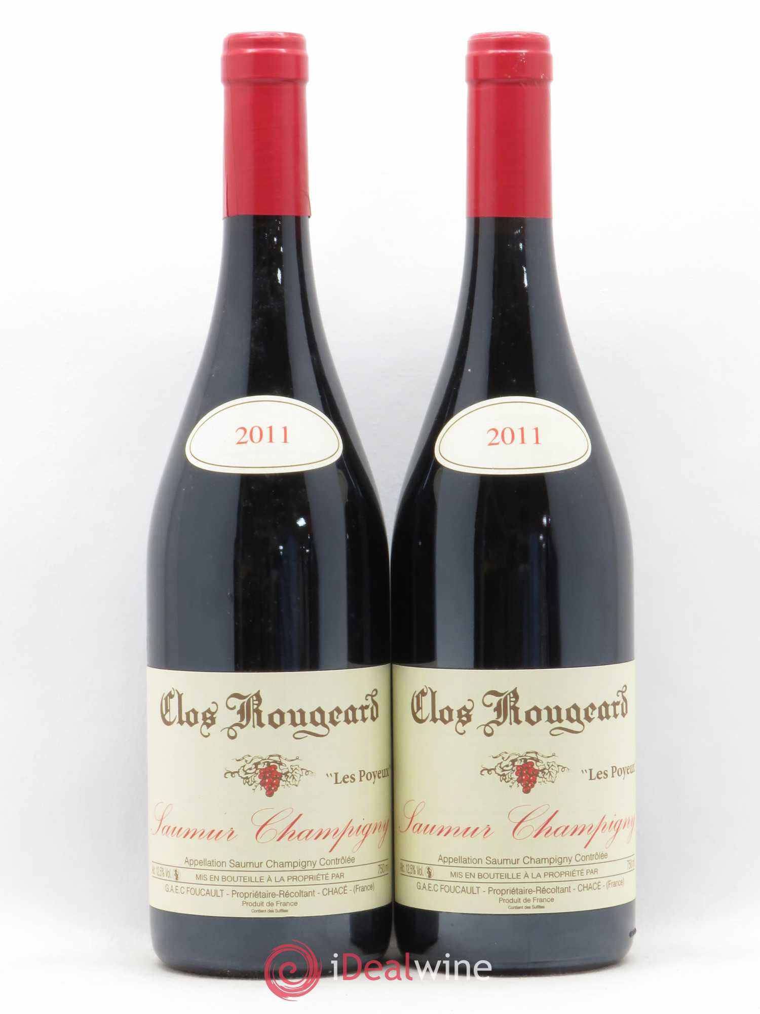Saumur-Champigny Les Poyeux Clos Rougeard 2011 - Lot de 2 bouteilles - 0