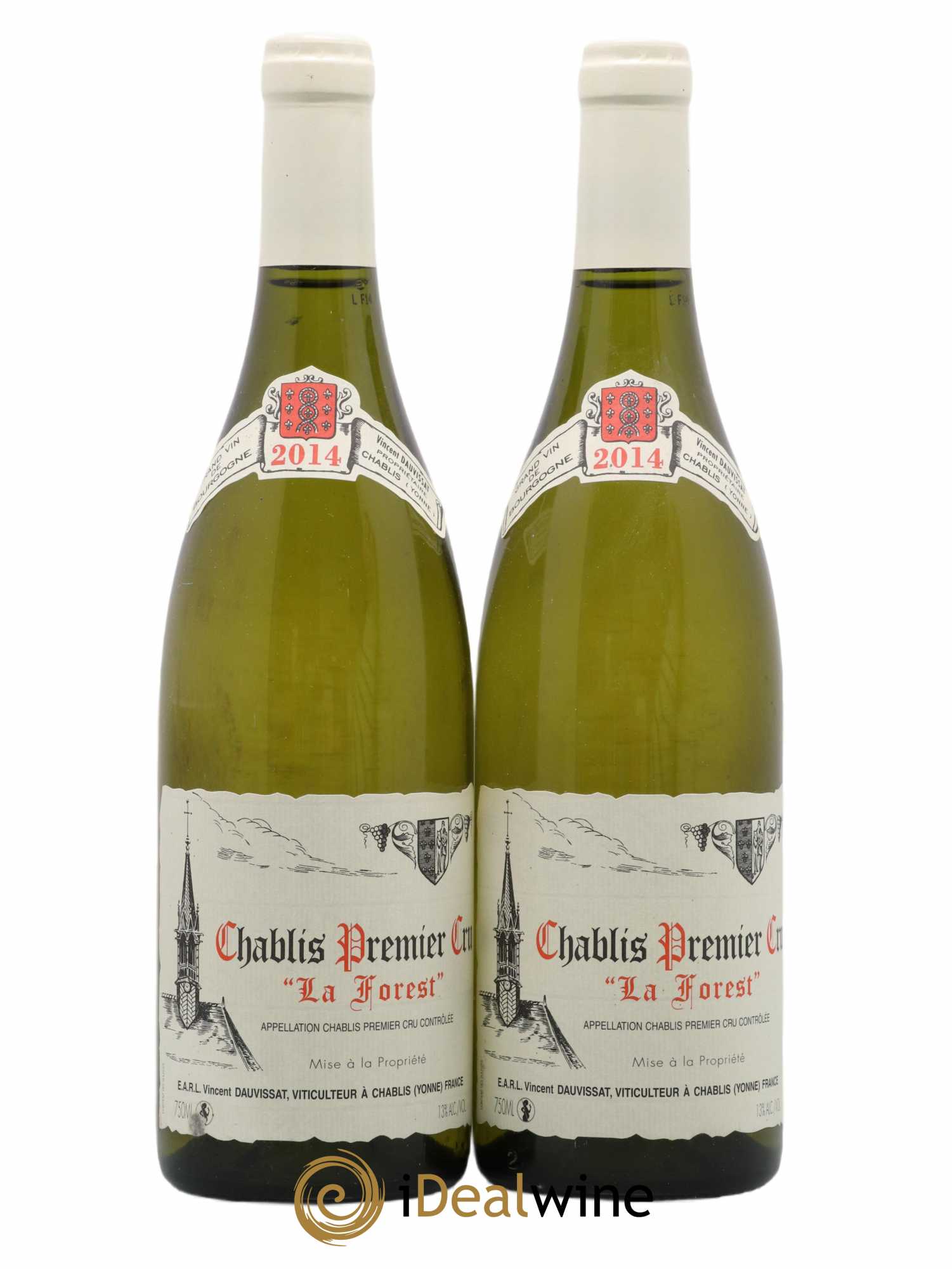 Chablis 1er Cru La Forest Vincent Dauvissat (Domaine) 2014 - Lot de 2 bouteilles - 0