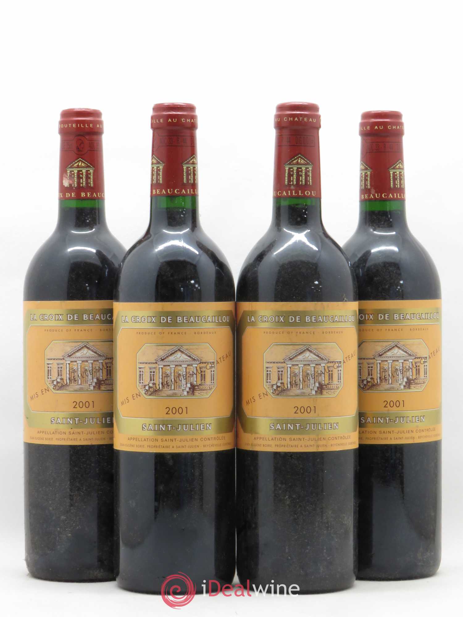 La Croix de Beaucaillou Second Vin 2001 - Lot de 4 bouteilles - 0