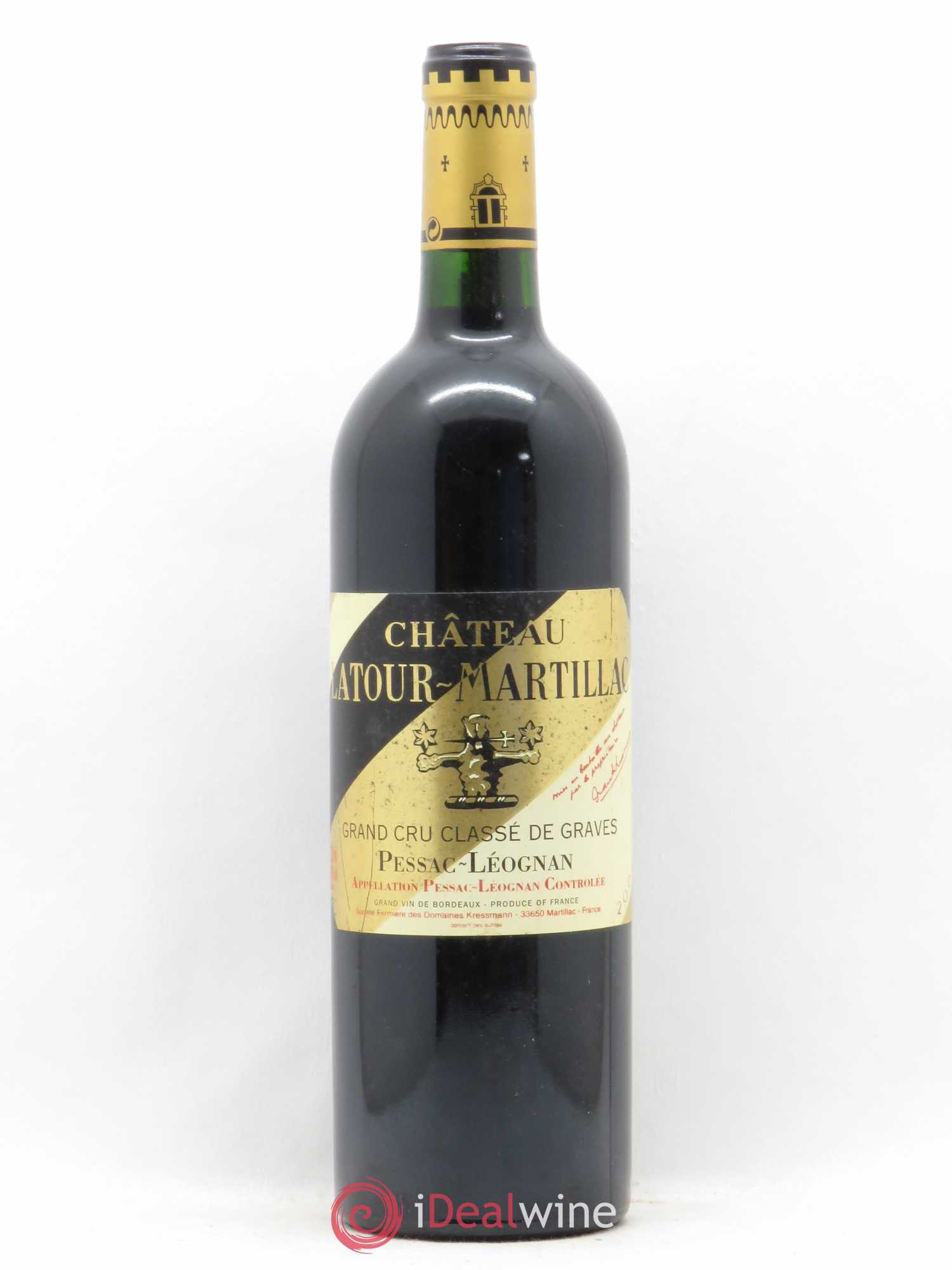 Château Latour-Martillac Cru Classé de Graves 2004 - Lot de 1 bouteille - 0