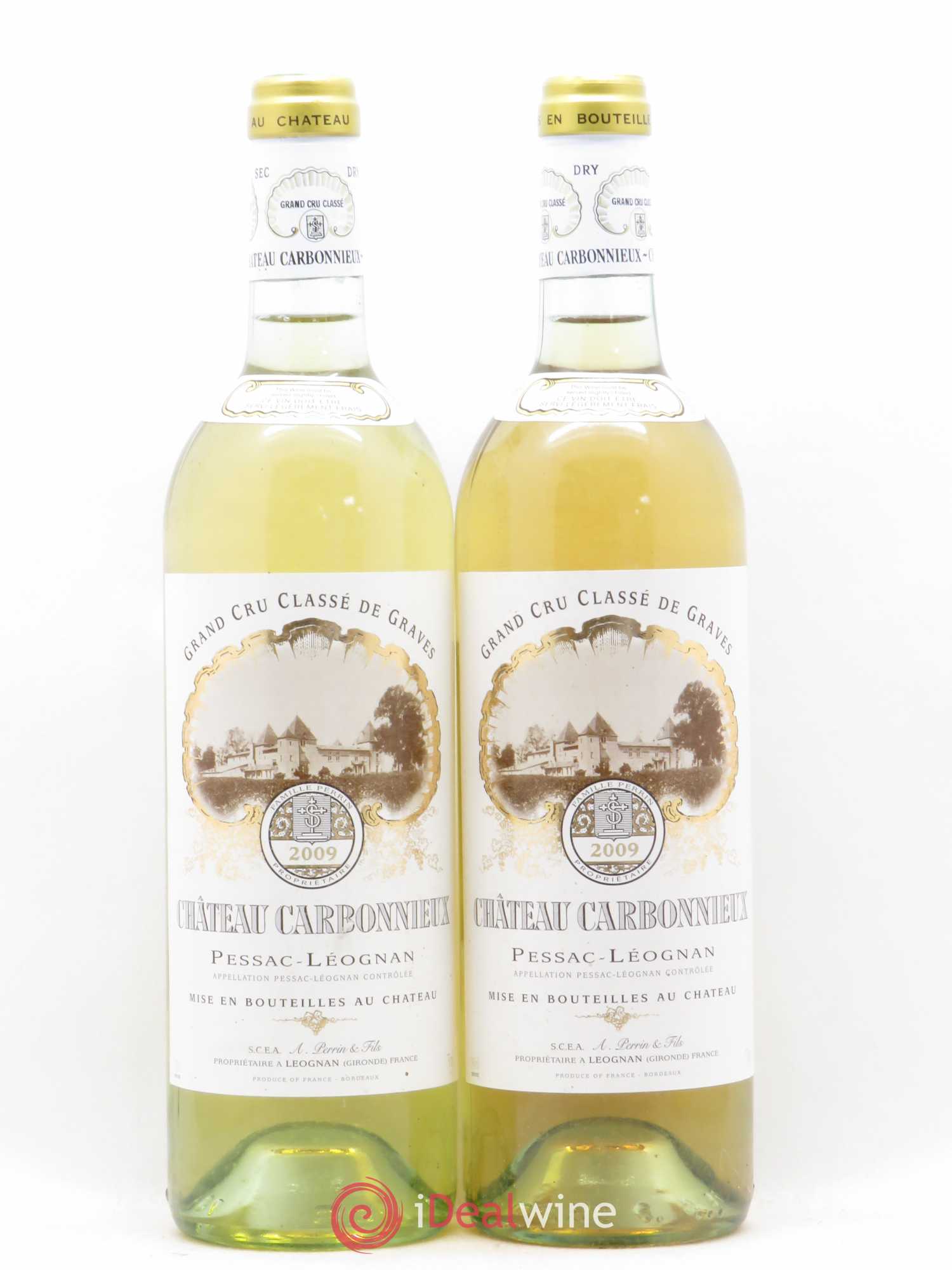 Château Carbonnieux Cru Classé de Graves 2009 - Lot de 2 bouteilles - 0