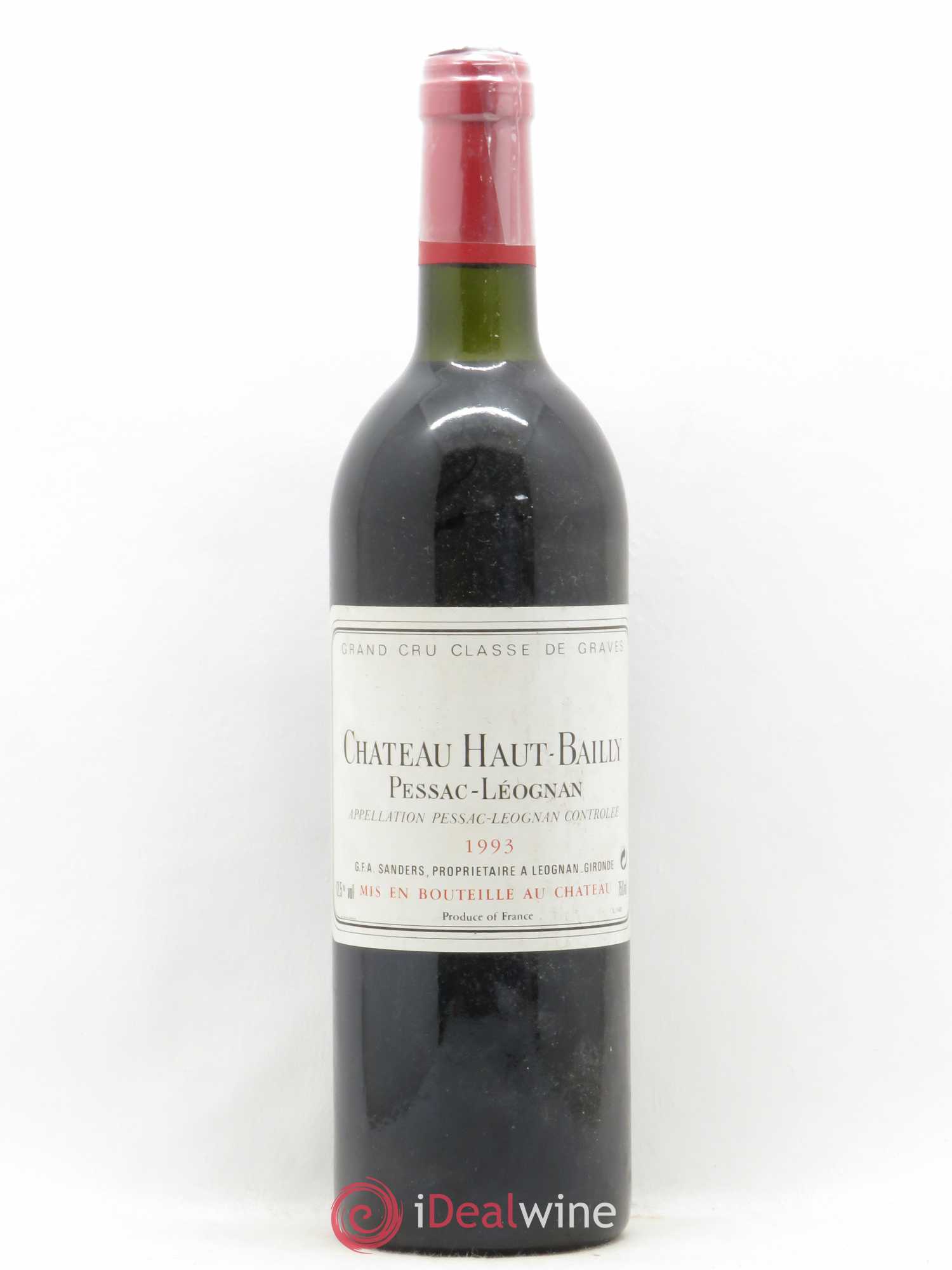 Château Haut-Bailly Cru Classé de Graves 1993 - Lot de 1 bouteille - 0
