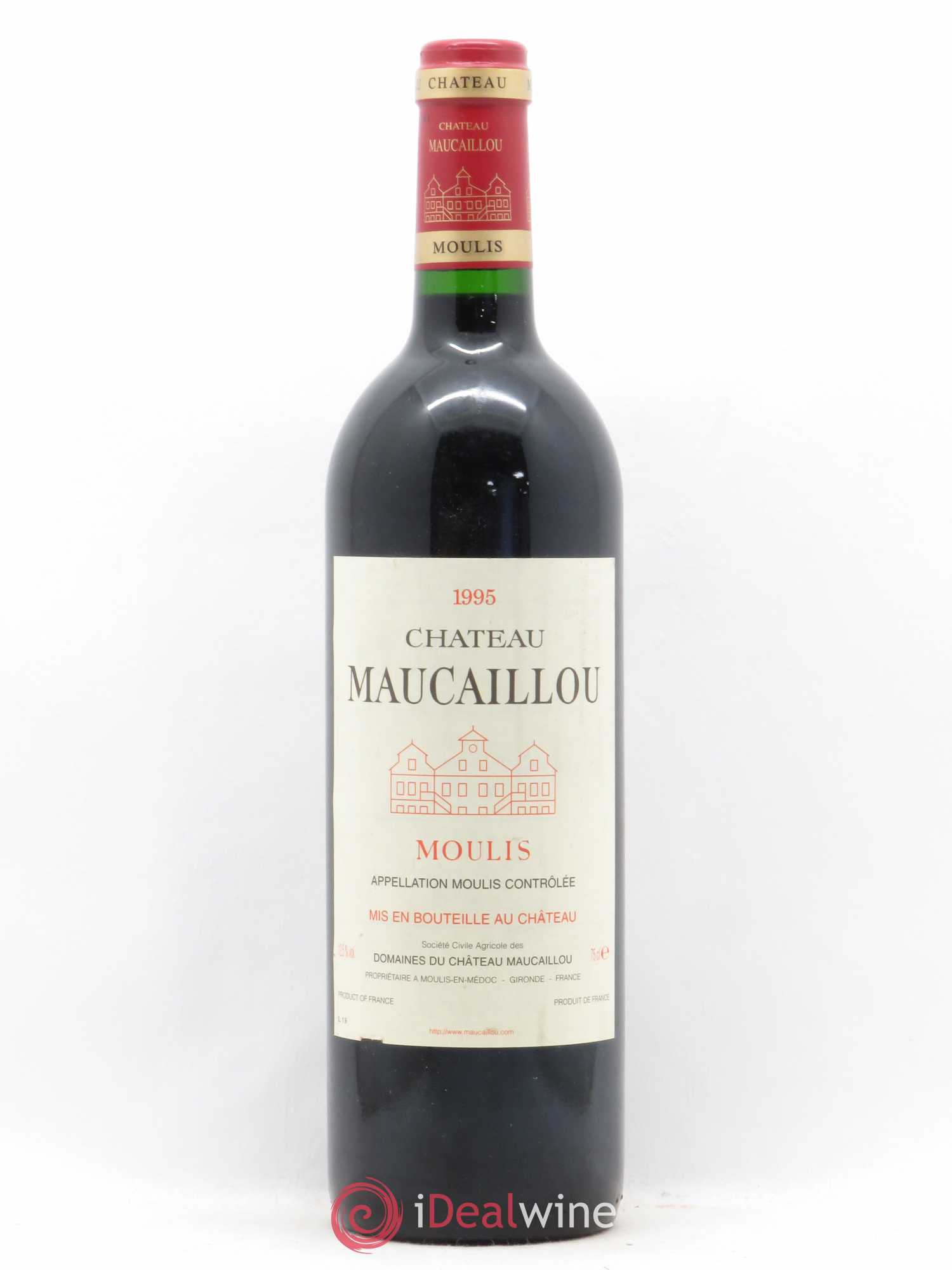Château Maucaillou 1995 - Lot de 1 bouteille - 0
