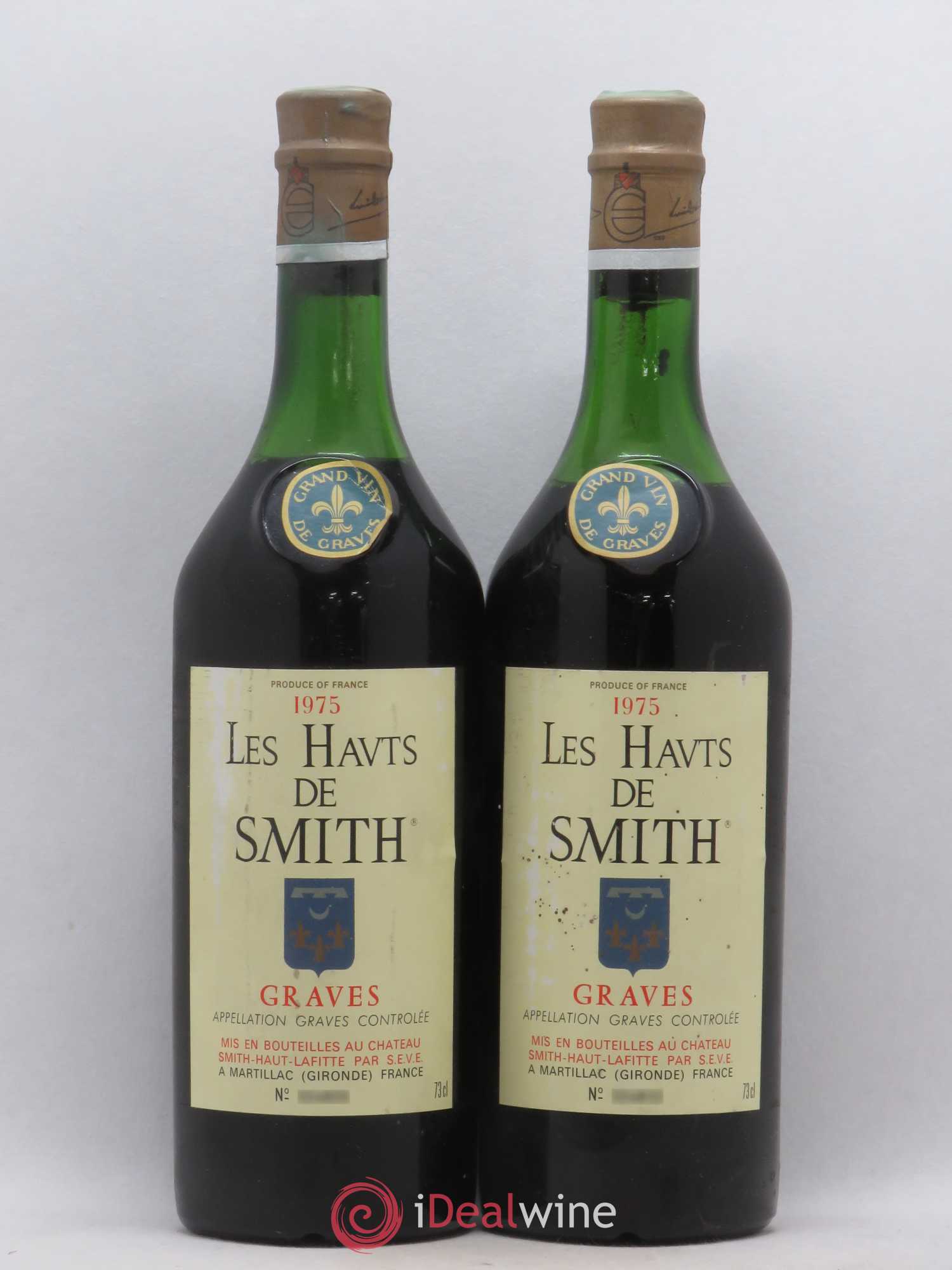 Les Hauts de Smith Second Vin 1975 - Lot de 2 bouteilles - 0