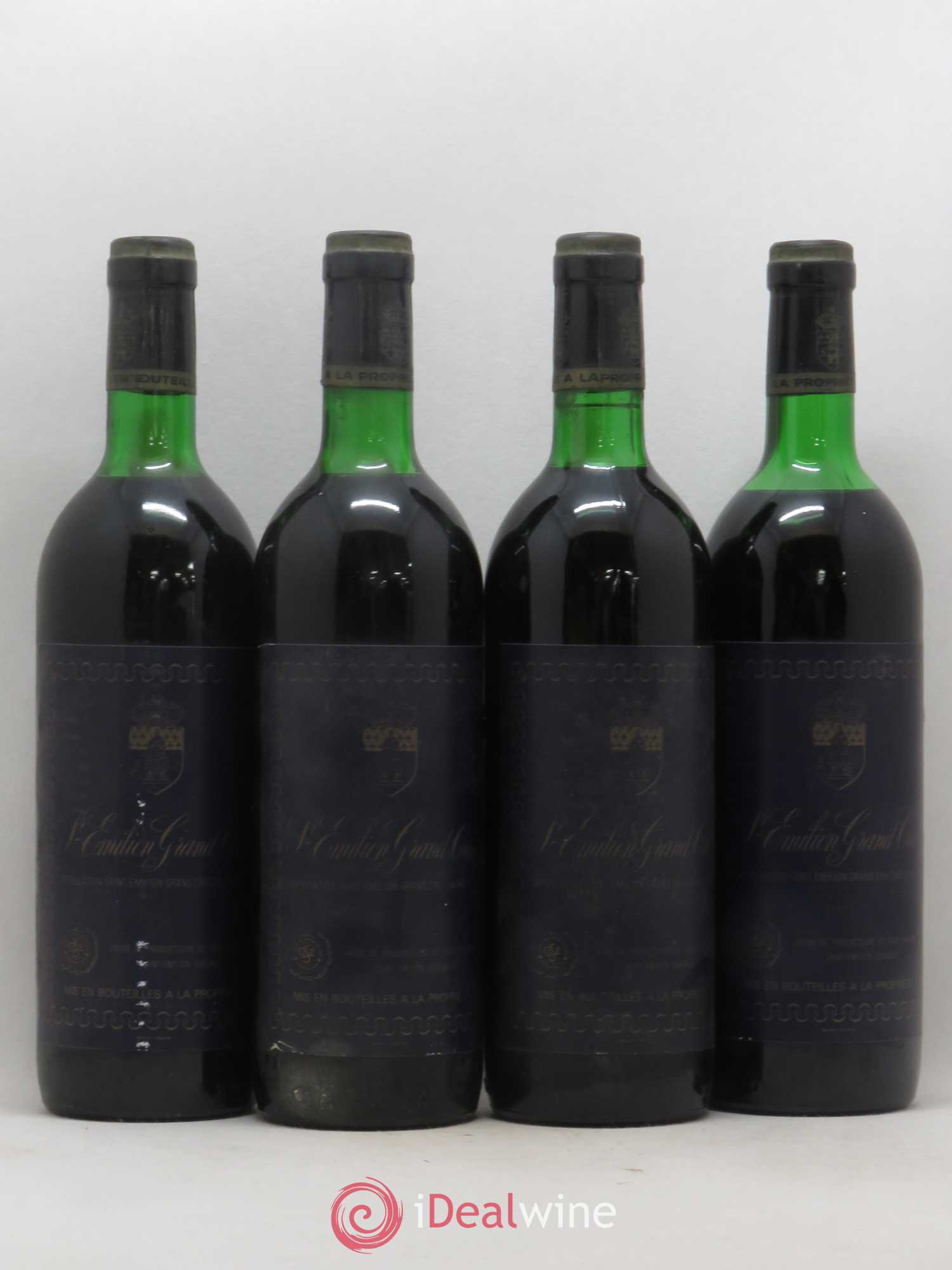 Saint-Émilion Grand Cru 1971 - Lot de 4 bouteilles - 0