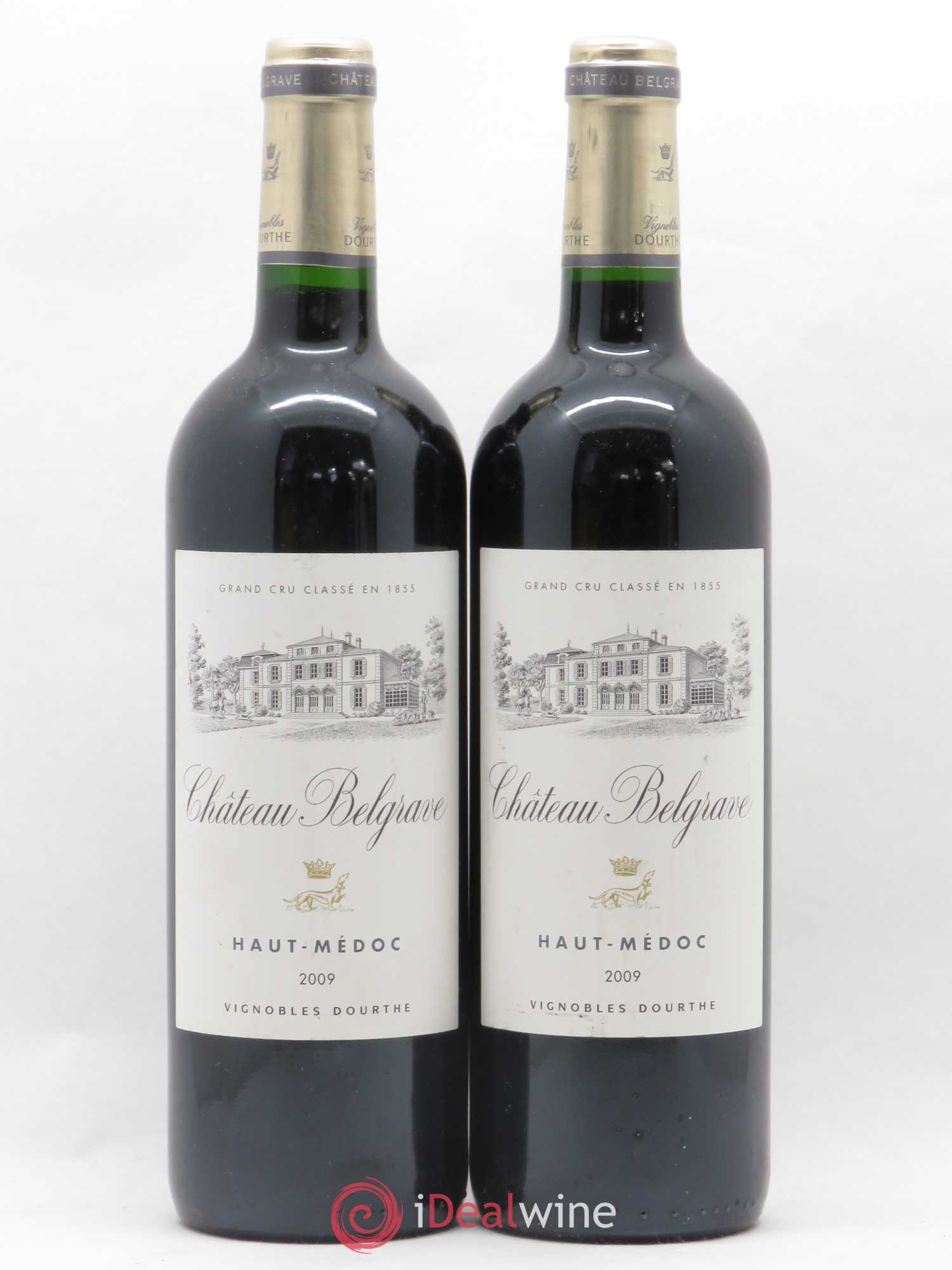 Château Belgrave 5ème Grand Cru Classé 2009 - Lot de 2 bouteilles - 0
