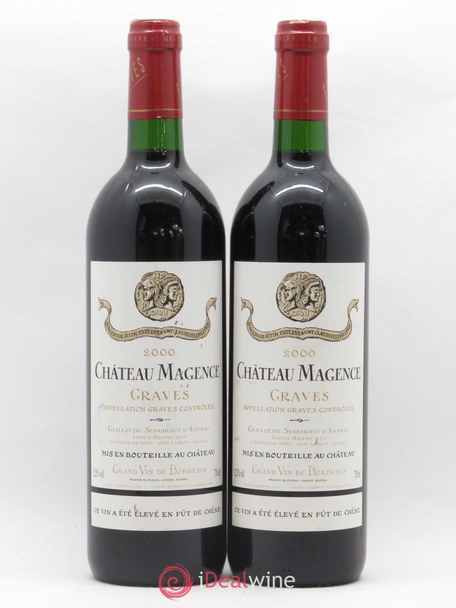 Graves Château Magence 2000 - Posten von 2 Flaschen - 0