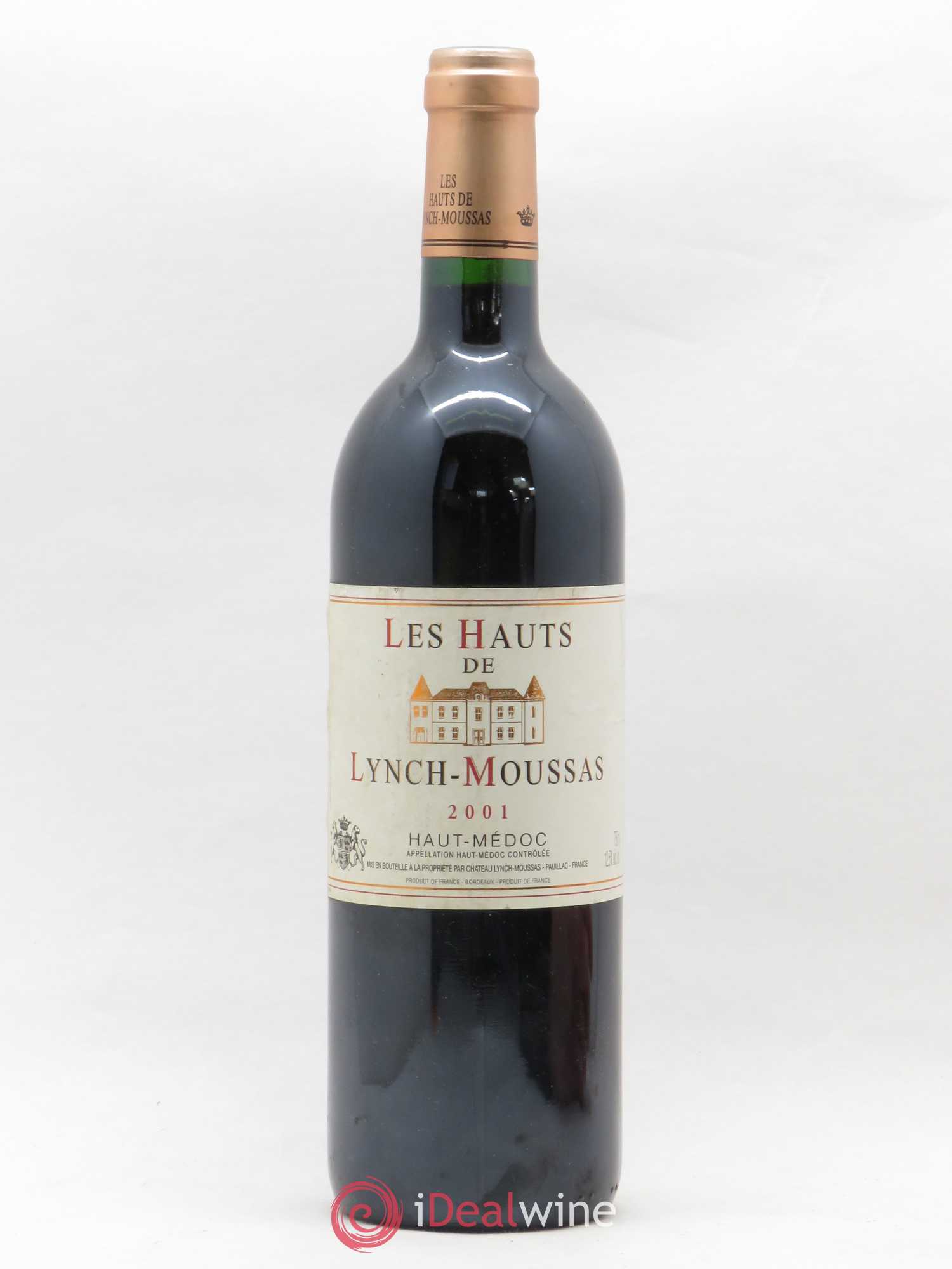 Pauillac Les Hauts de Lynch Moussas 2001 - Lot de 1 bouteille - 0