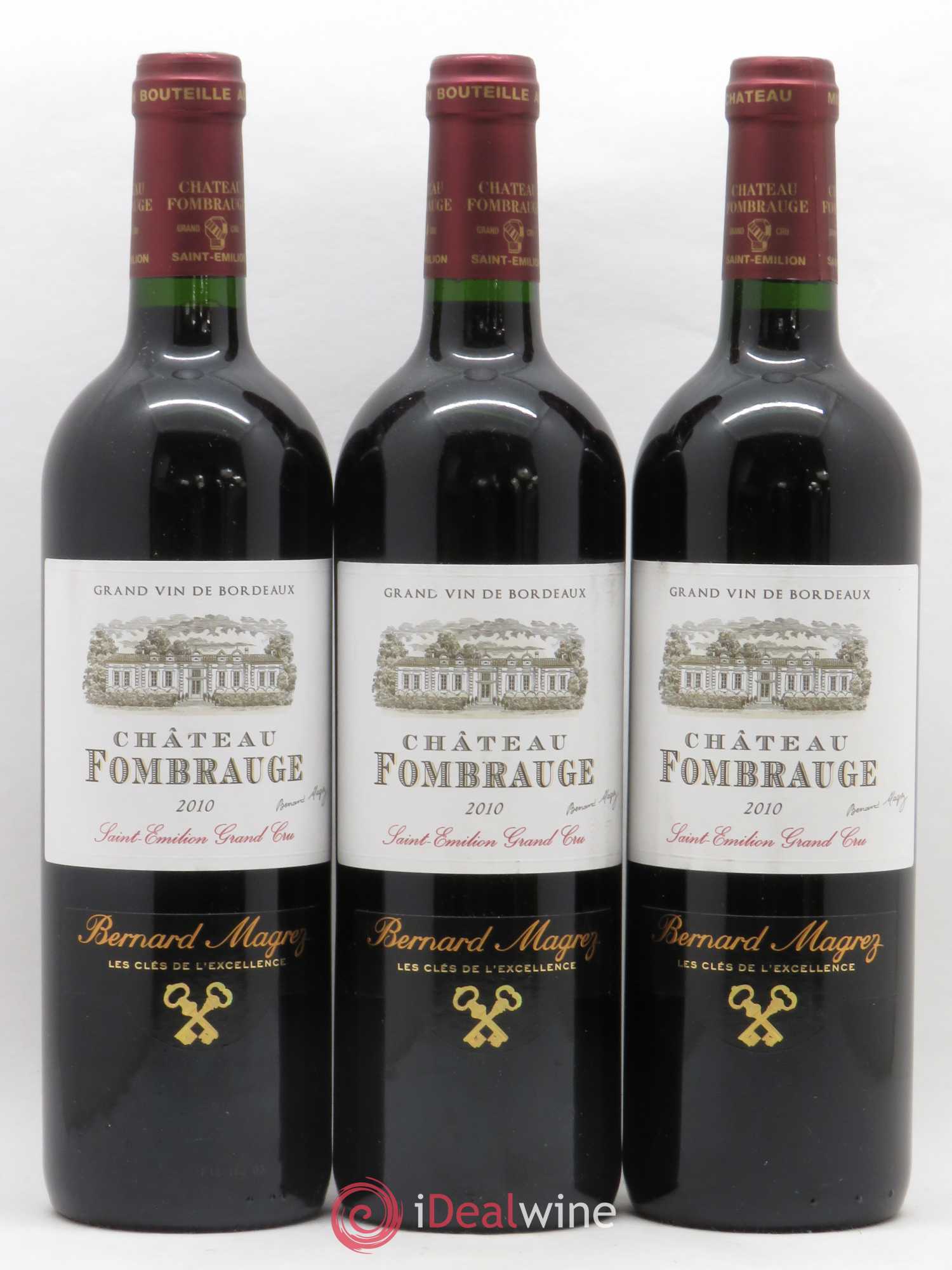 Château Fombrauge Grand Cru Classé 2010 - Lot de 3 bouteilles - 0