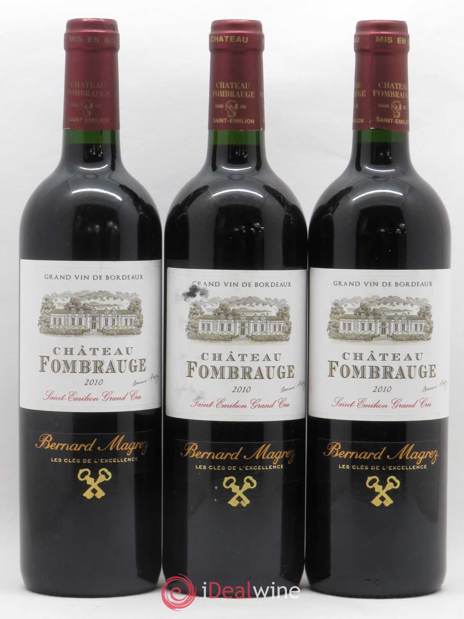 Château Fombrauge Grand Cru Classé 2010 - Lot de 3 bouteilles - 0