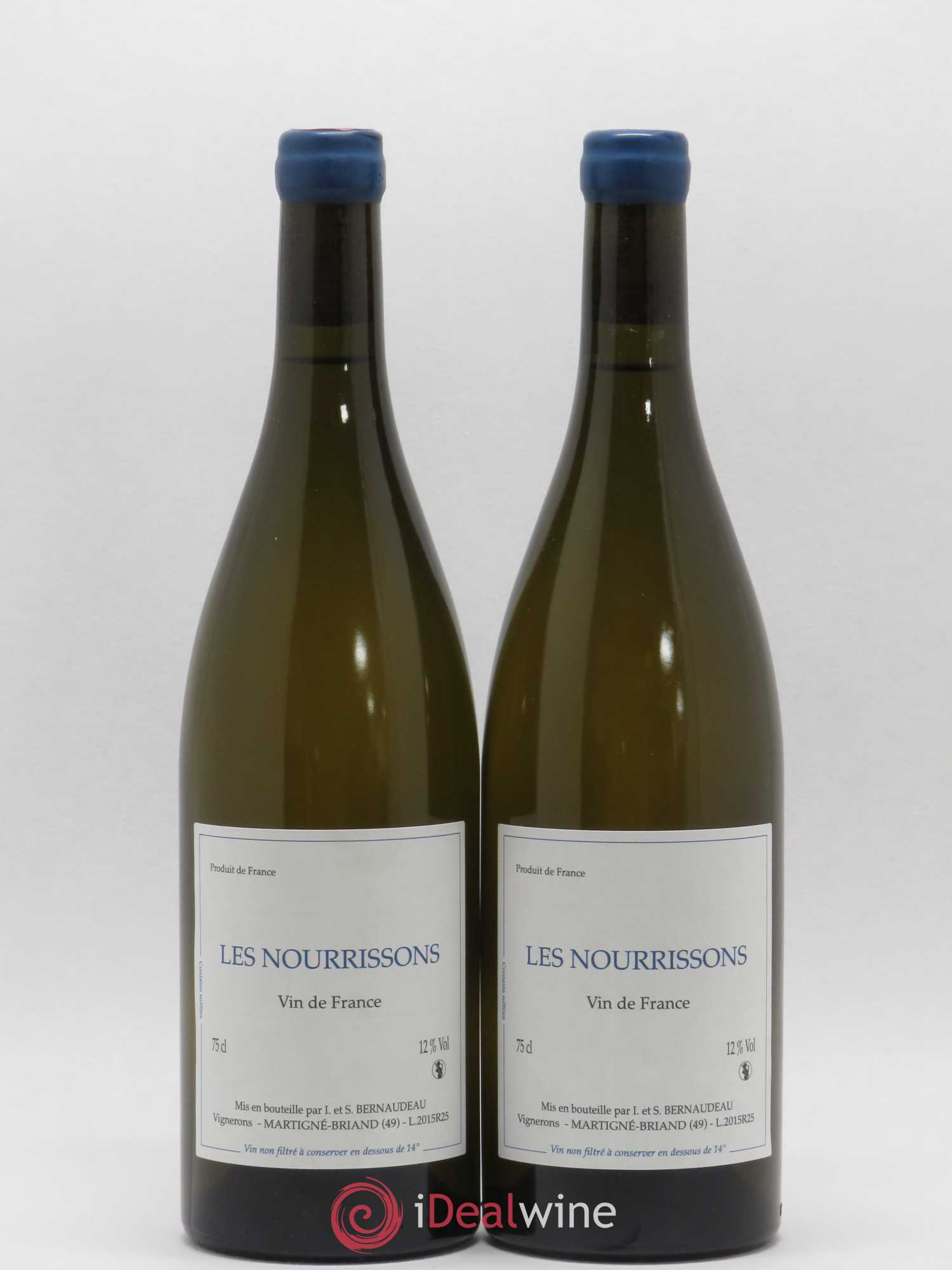 Vin de France Les Nourrissons Stéphane Bernaudeau 2015 - Lot de 2 bouteilles - 0