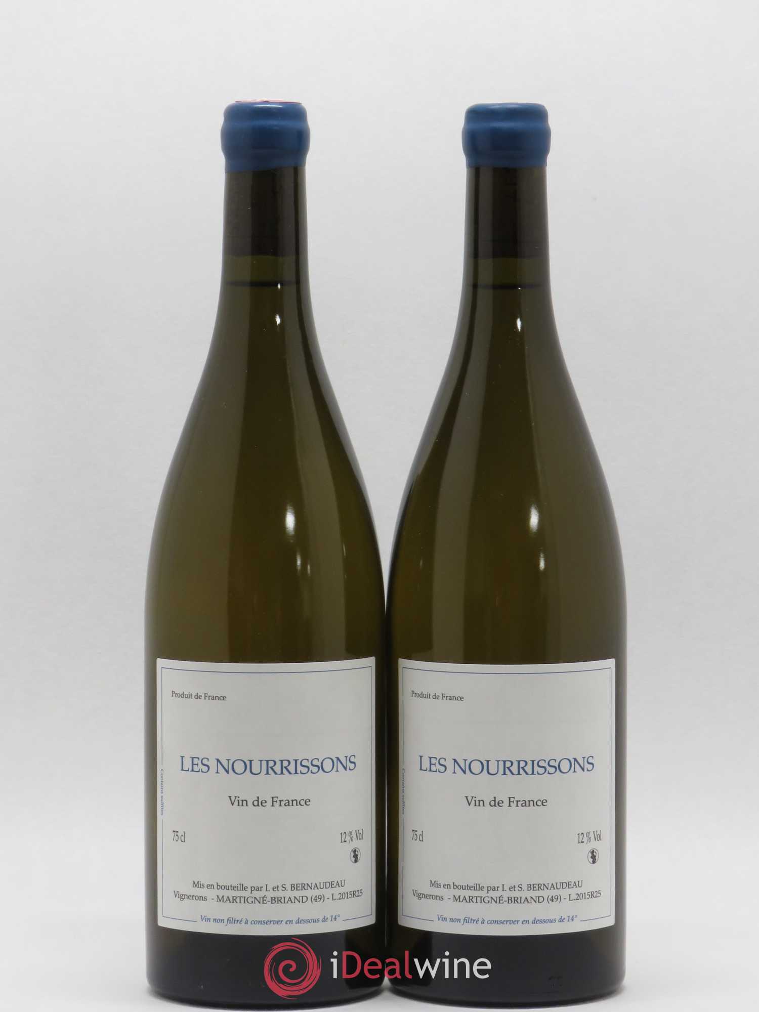Vin de France Les Nourrissons Stéphane Bernaudeau 2015 - Lot de 2 bouteilles - 0