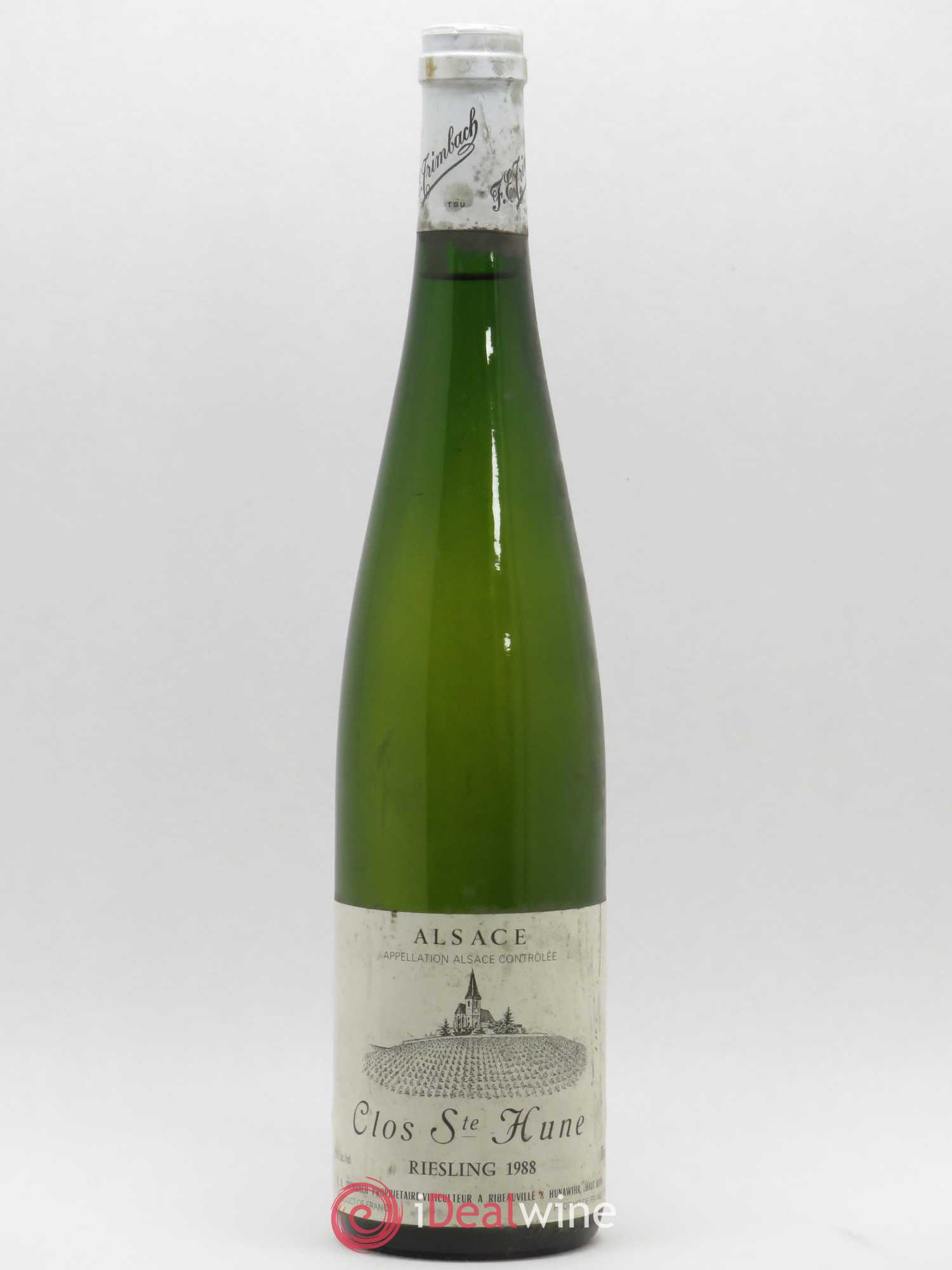 Alsace Riesling Clos Sainte-Hune Trimbach (Domaine) 1988 - Lot de 1 bouteille - 0