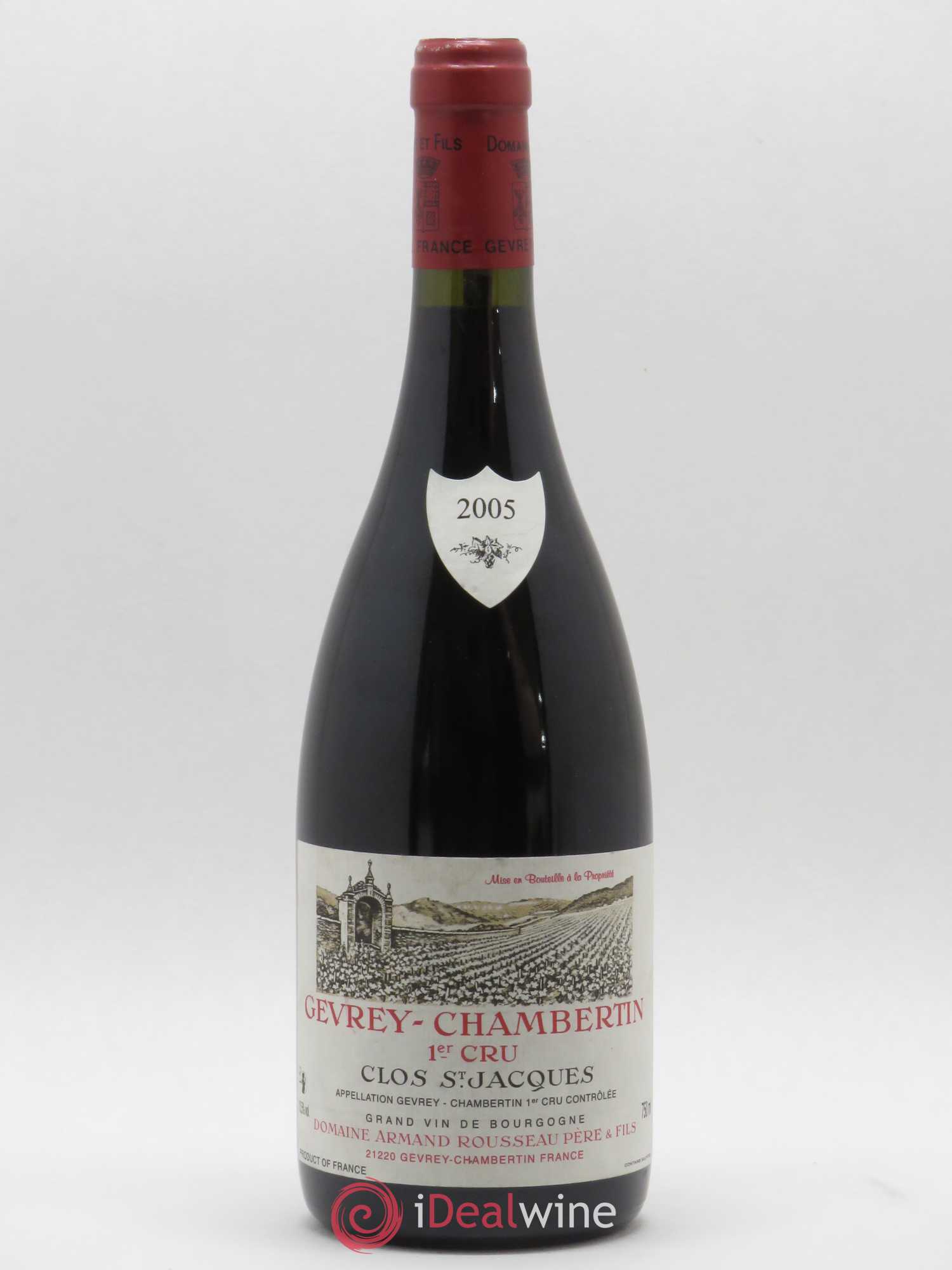 Gevrey-Chambertin 1er Cru Clos Saint-Jacques Armand Rousseau (Domaine) 2005 - Lot de 1 bouteille - 0