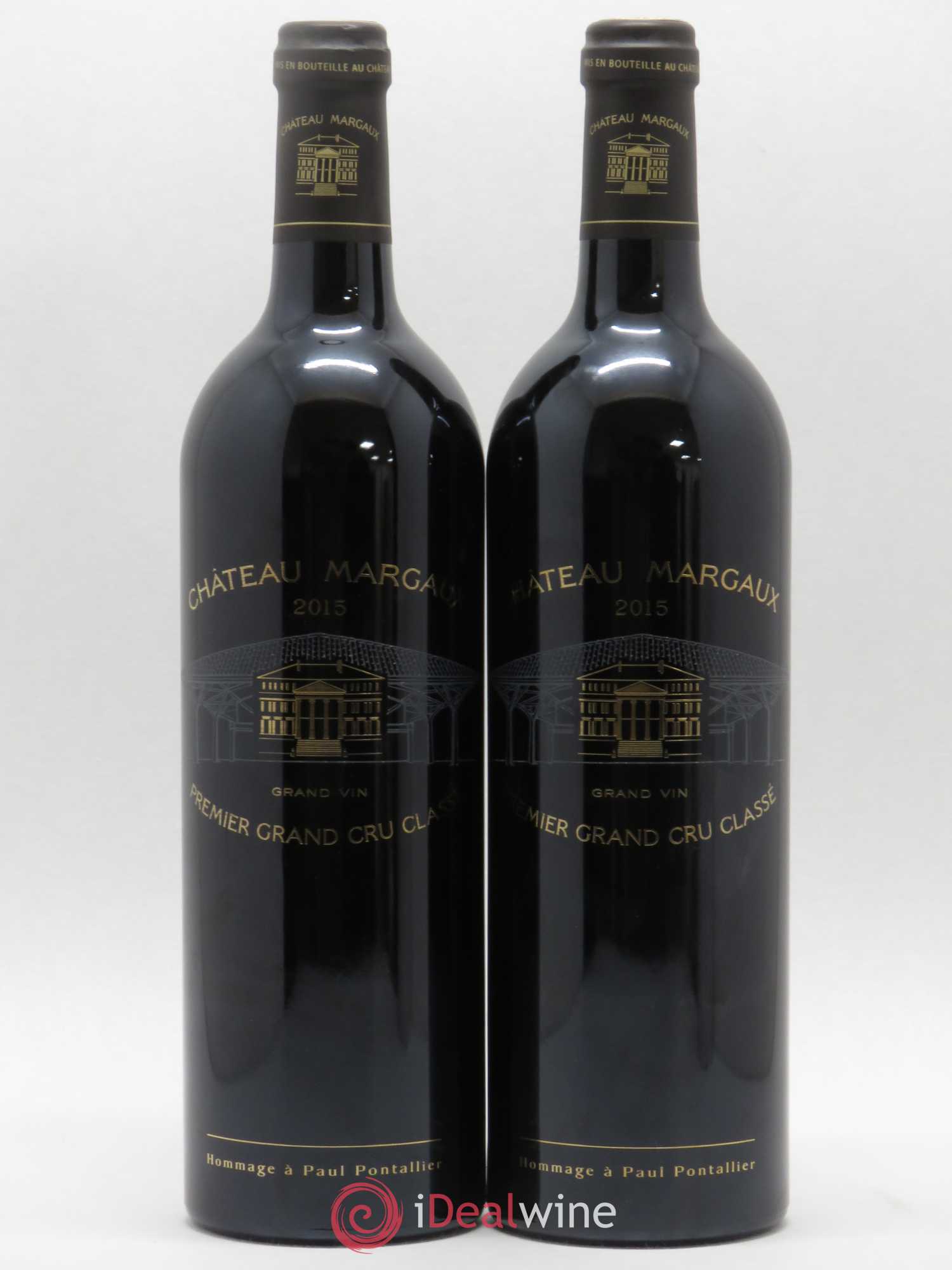 Château Margaux 1er Grand Cru Classé 2015 - Lot de 2 bouteilles - 0
