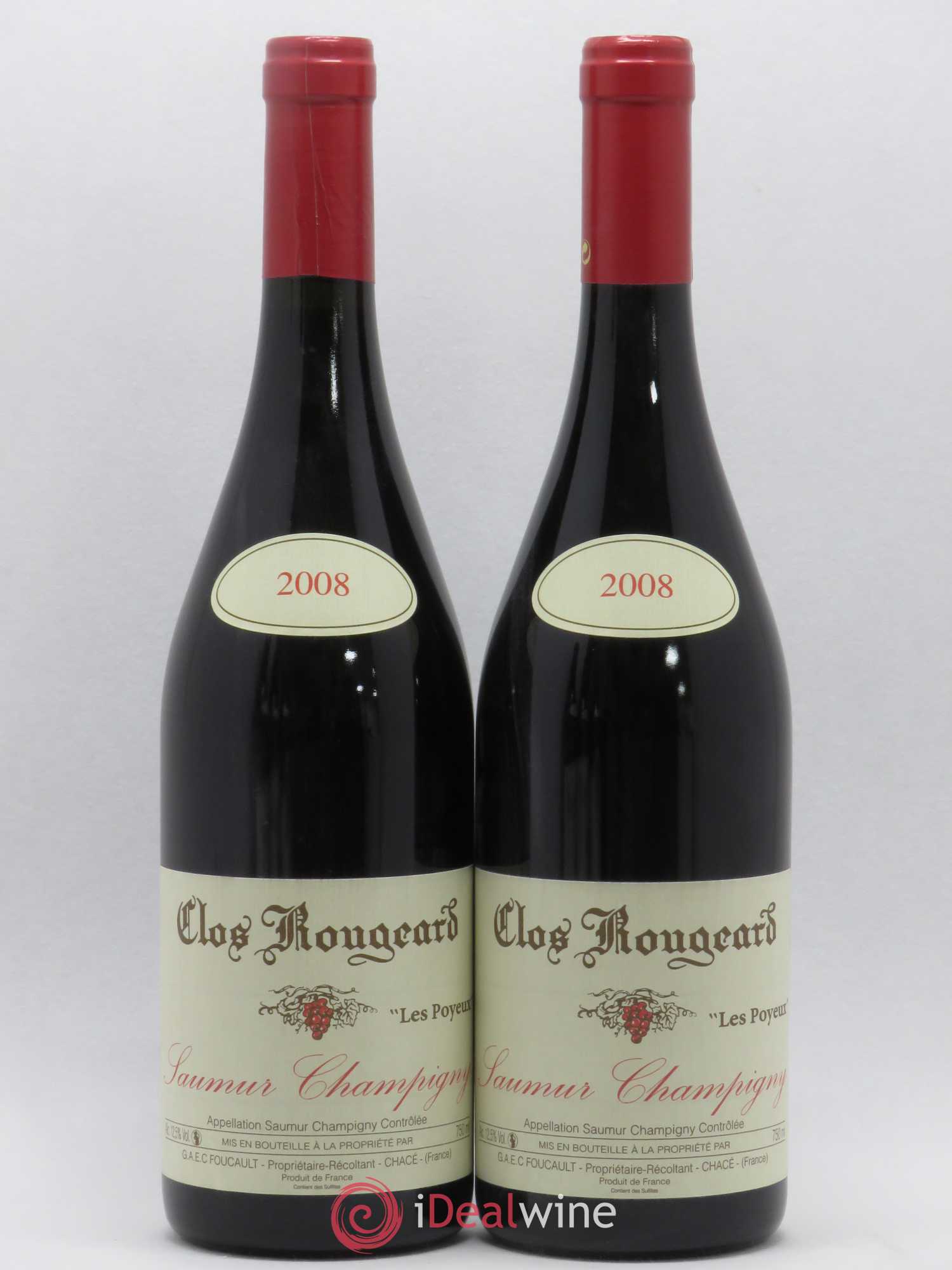 Saumur-Champigny Les Poyeux Clos Rougeard 2008 - Lot de 2 bouteilles - 0
