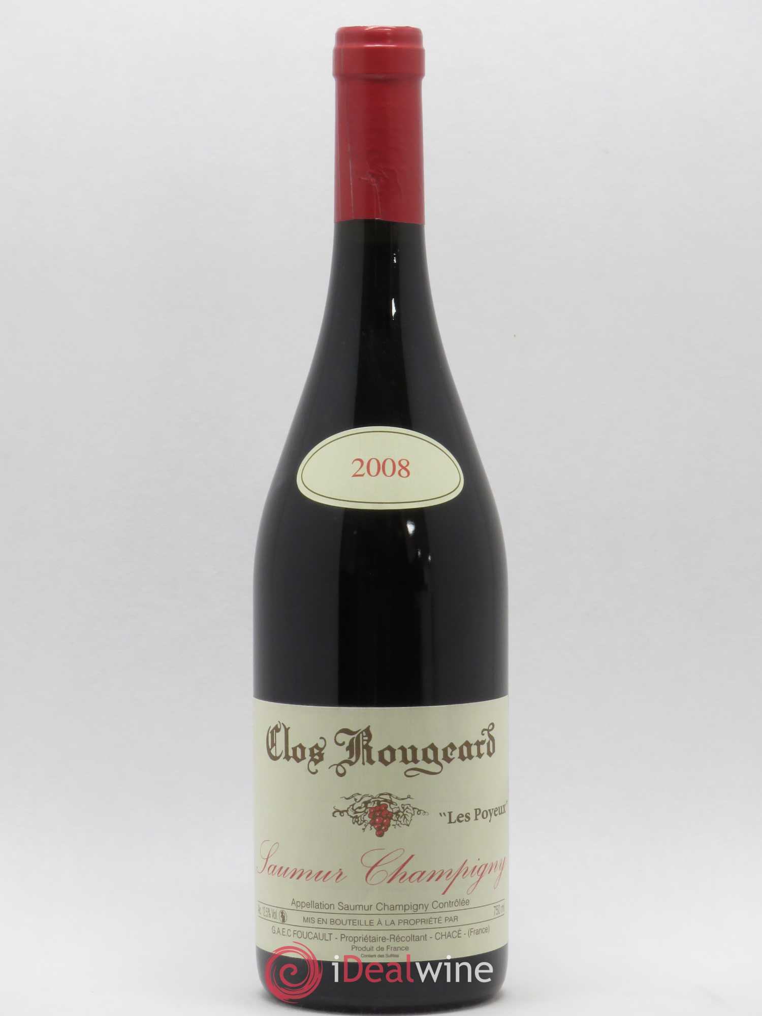 Saumur-Champigny Les Poyeux Clos Rougeard 2008 - Lot de 1 bouteille - 0