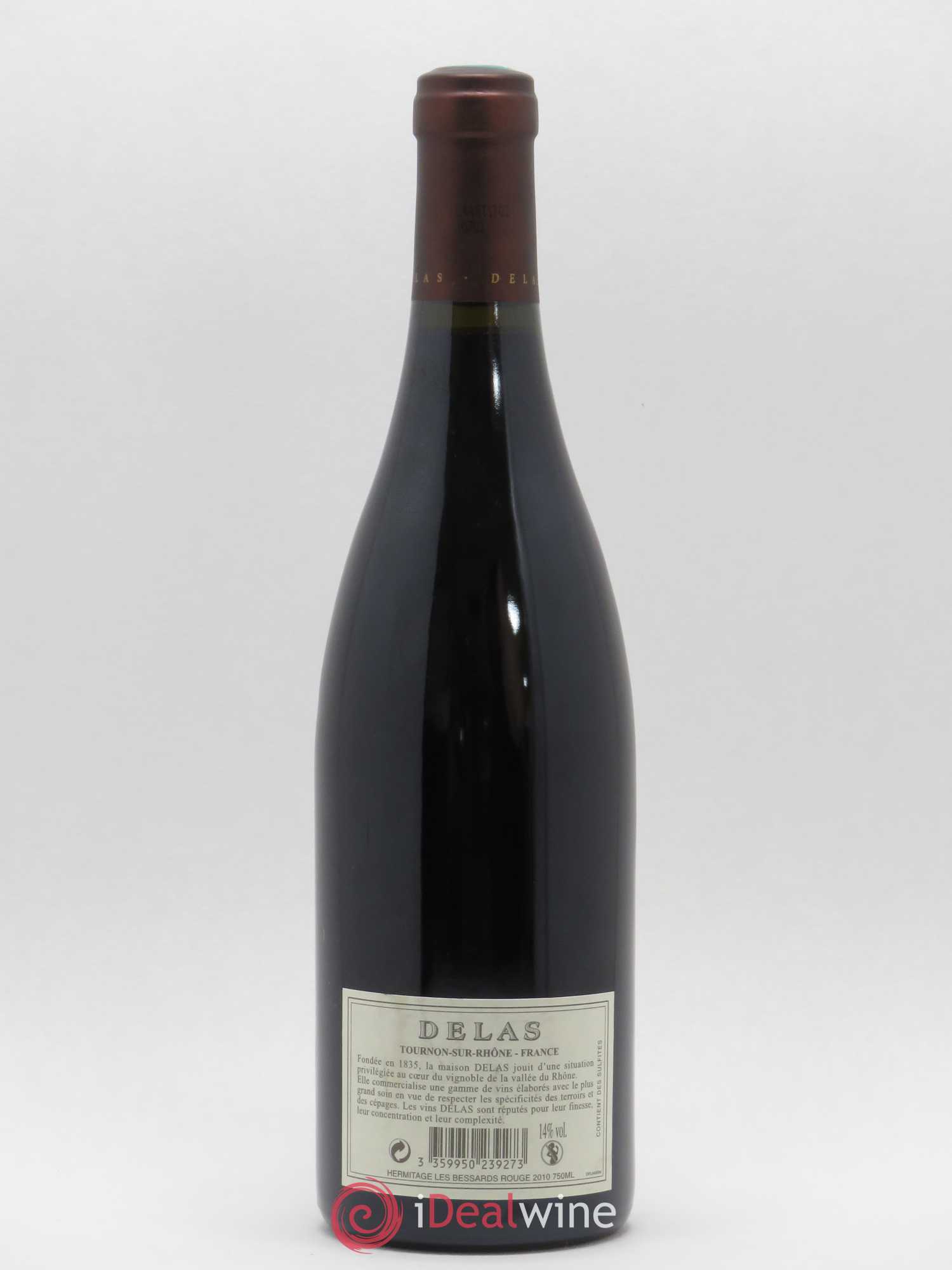 Hermitage Les Bessards Delas Frères 2010 - Lot de 1 bouteille - 1