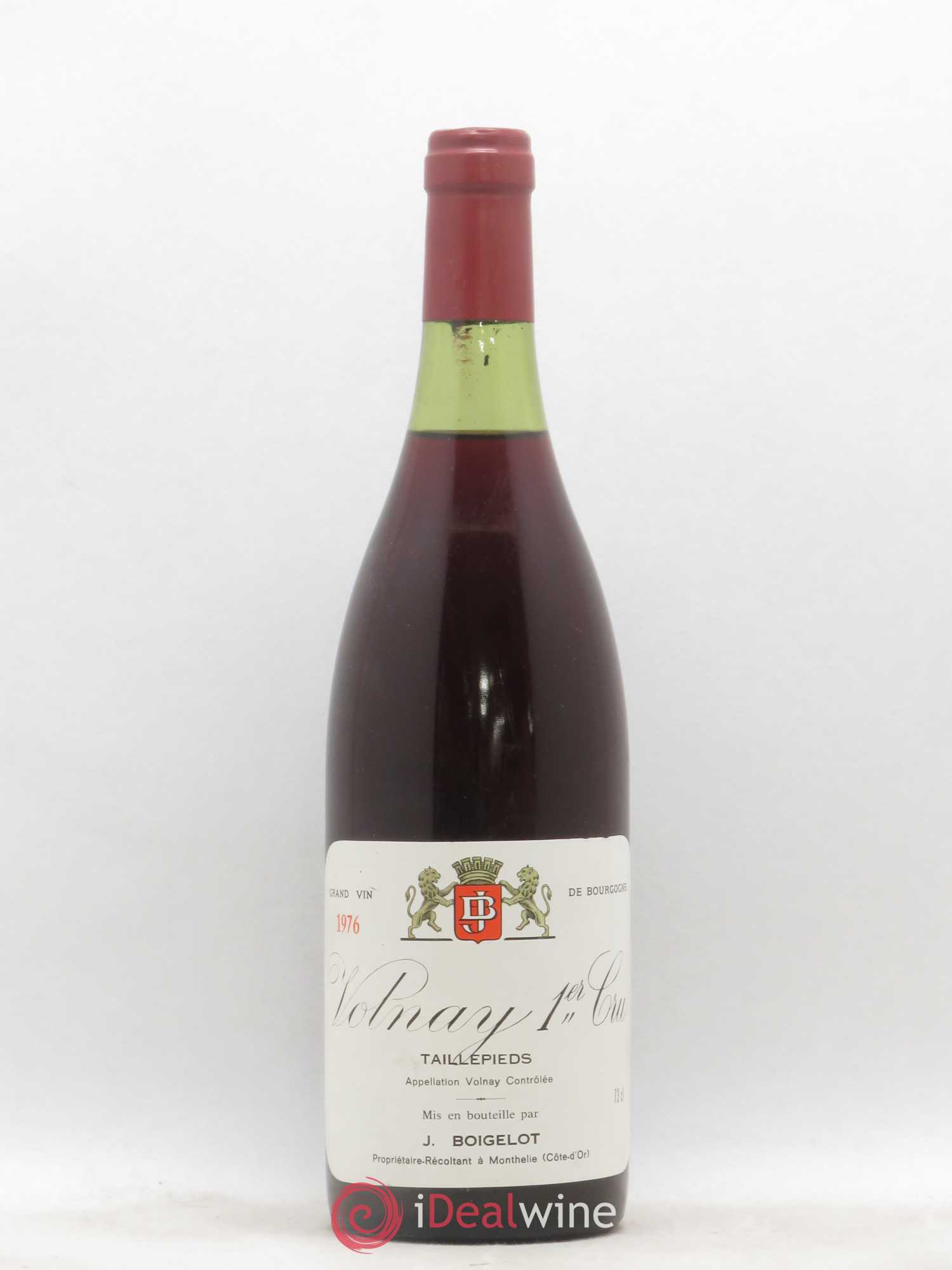Volnay 1er Cru Taillepieds Boigelot 1976 - Posten von 1 Flasche - 0