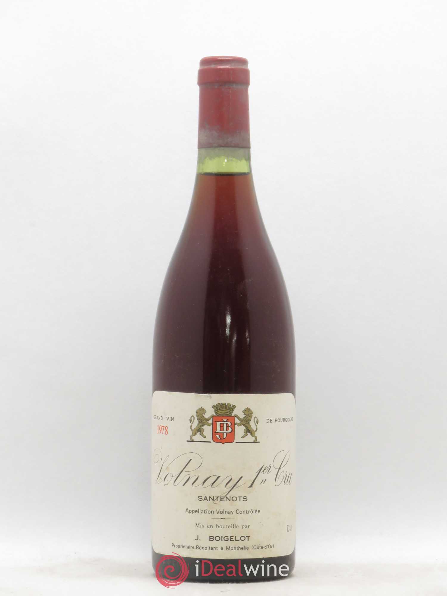 Volnay 1er Cru Santenots Boigelot 1978 - Posten von 1 Flasche - 0