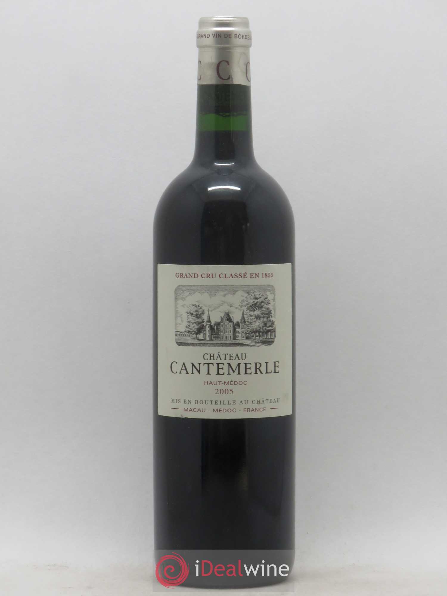 Château Cantemerle 5ème Grand Cru Classé 2005 - Lot de 1 bouteille - 0